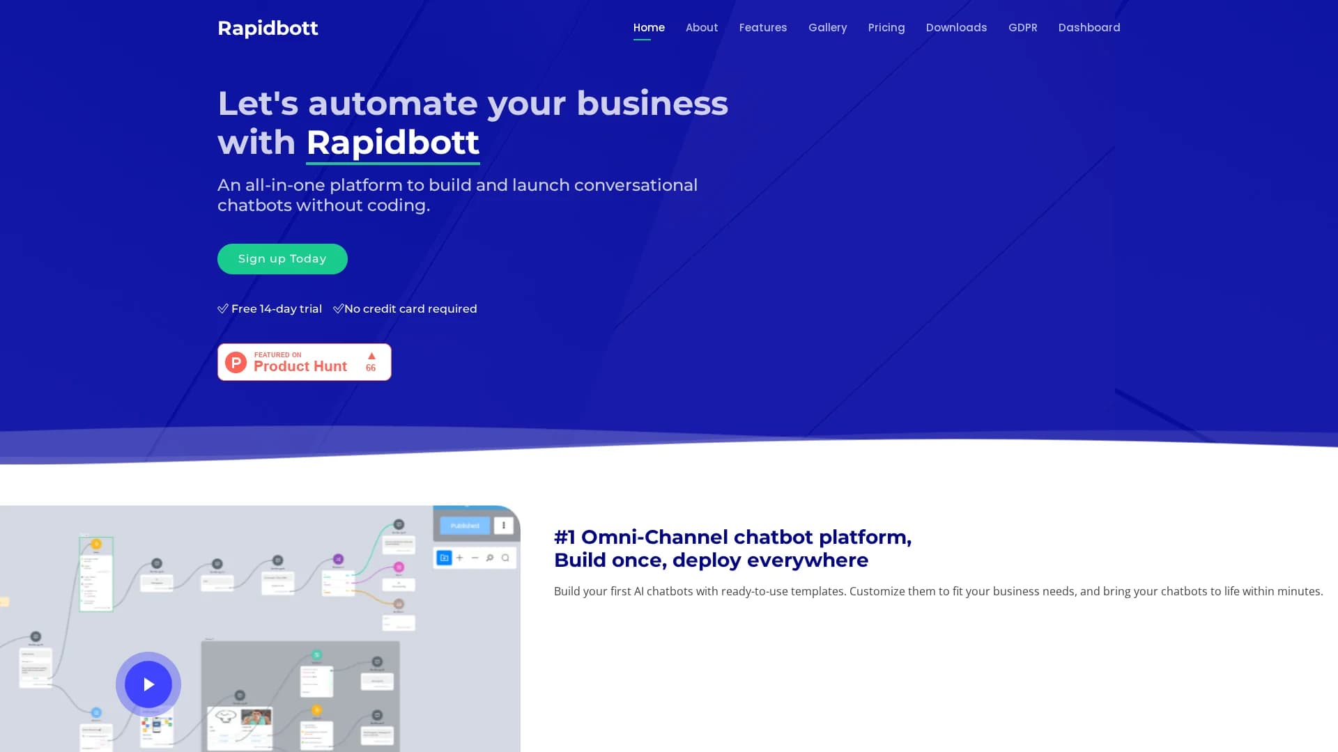 rapidbott homepage
