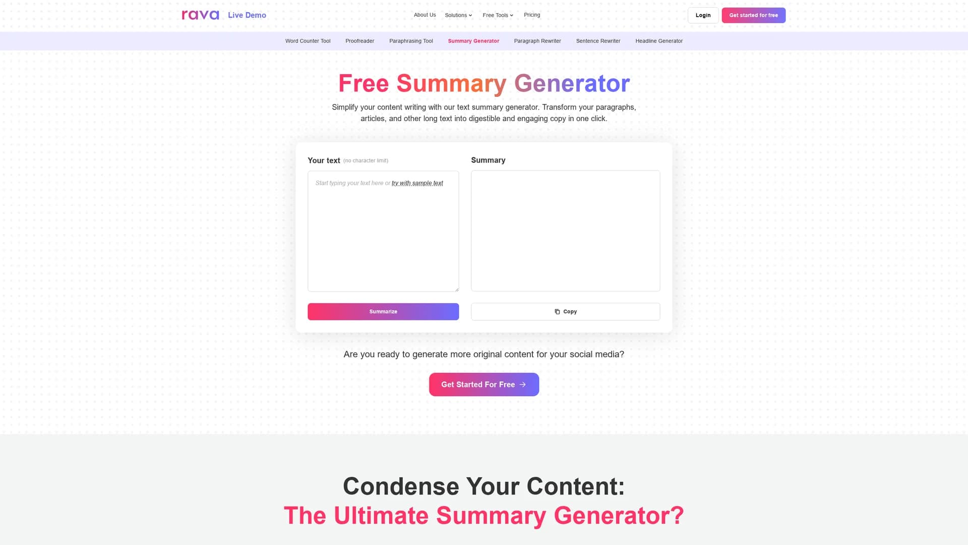 rava-ai homepage