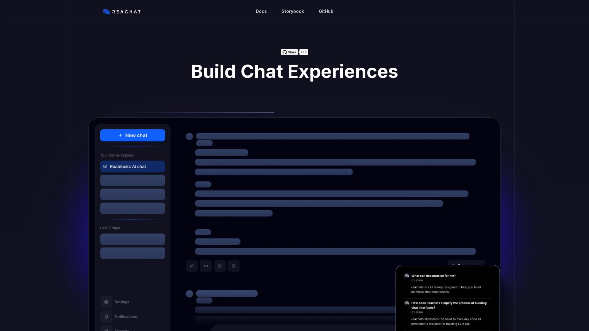 reachat homepage
