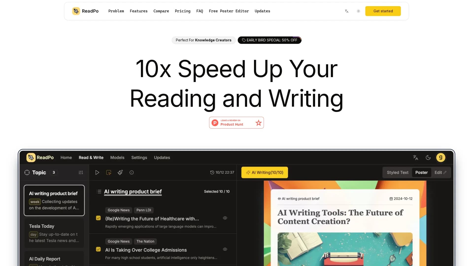 readpo homepage