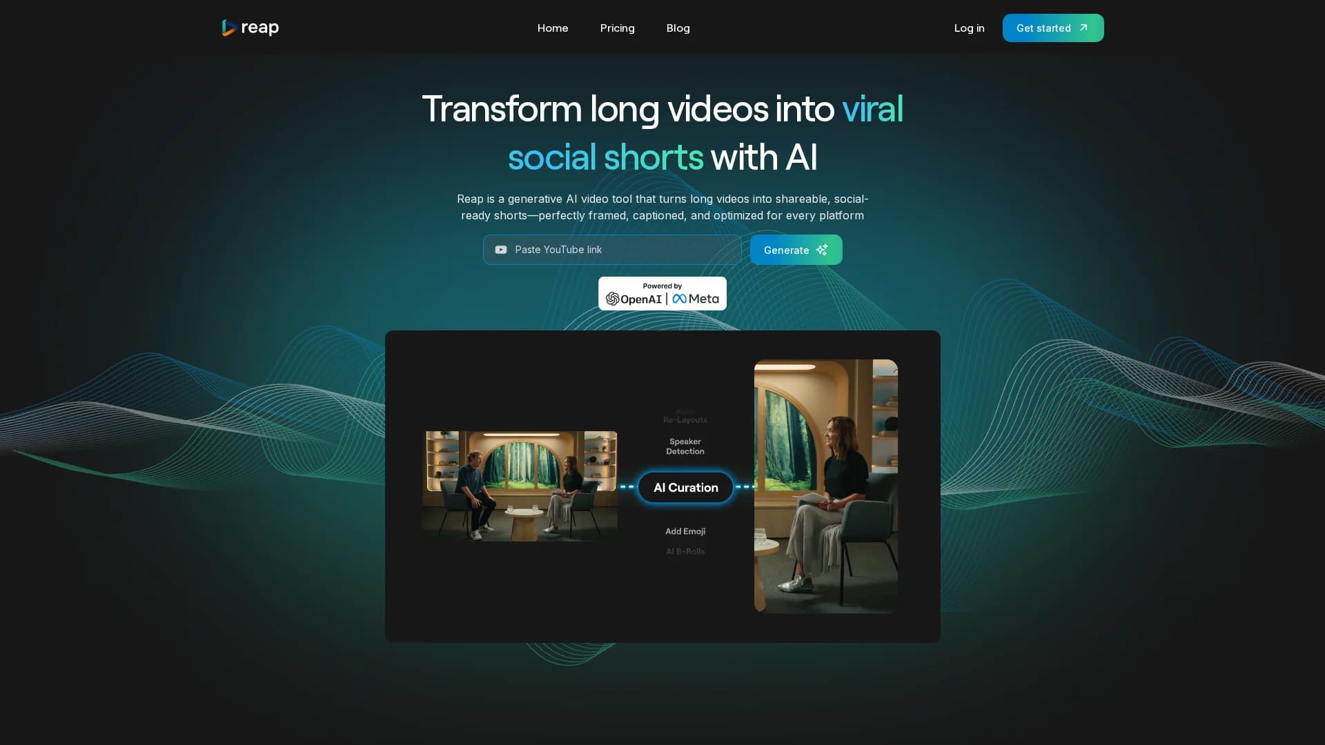 reap-video homepage