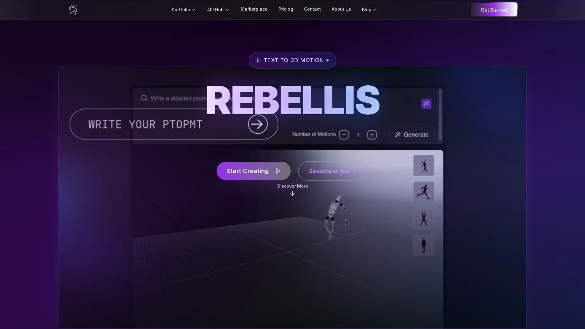 rebellis-ai homepage