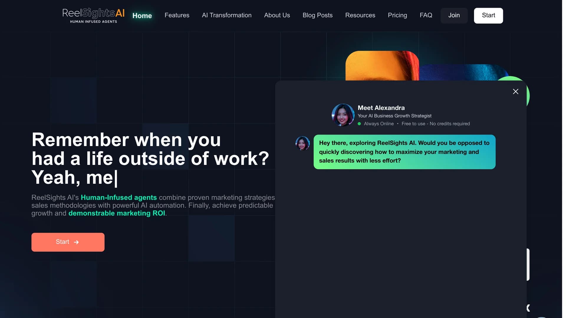 reelsights-ai homepage