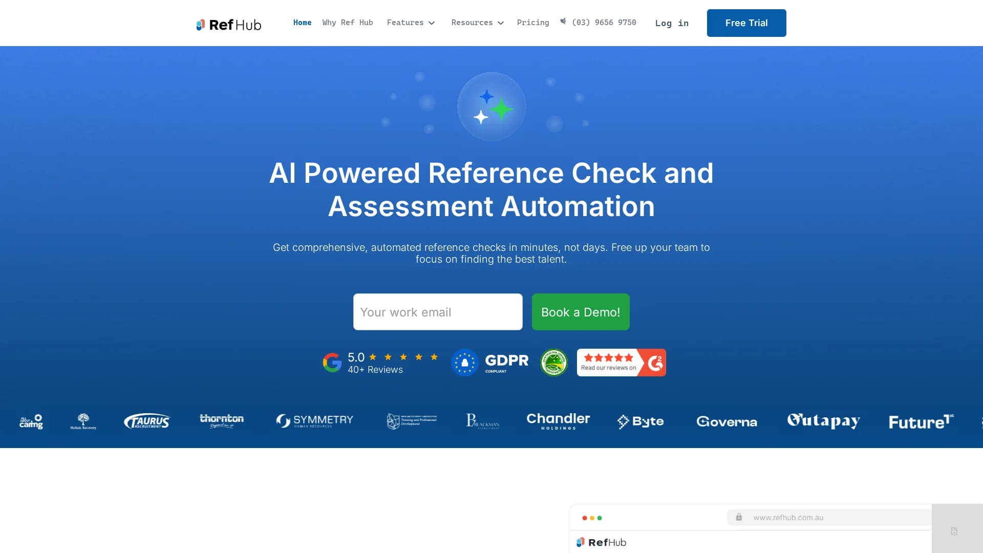 ref-hub homepage