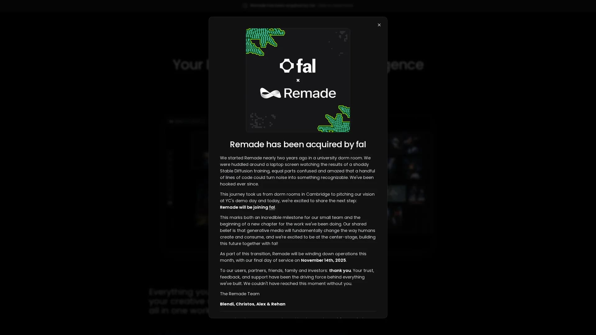 remade homepage