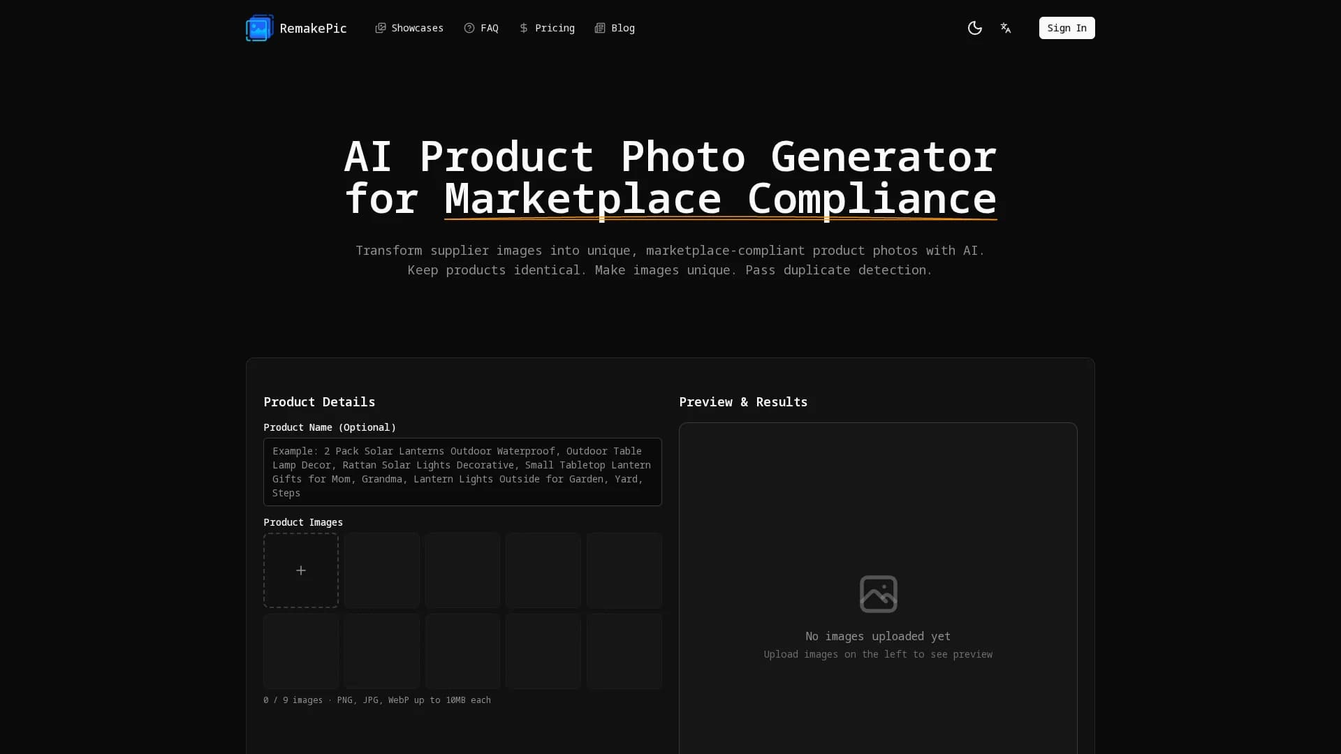 remakepic homepage