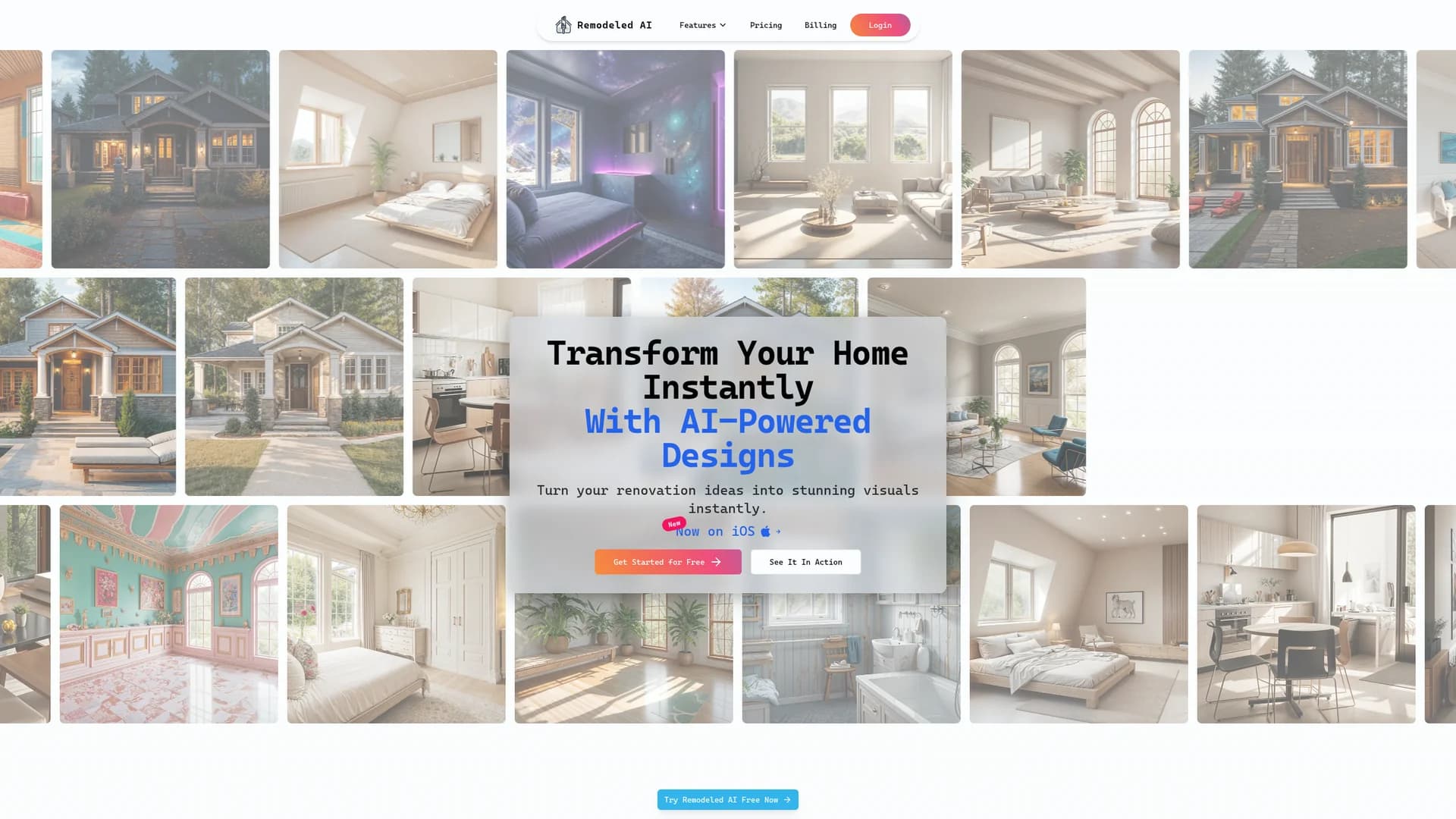 remodeled-ai homepage