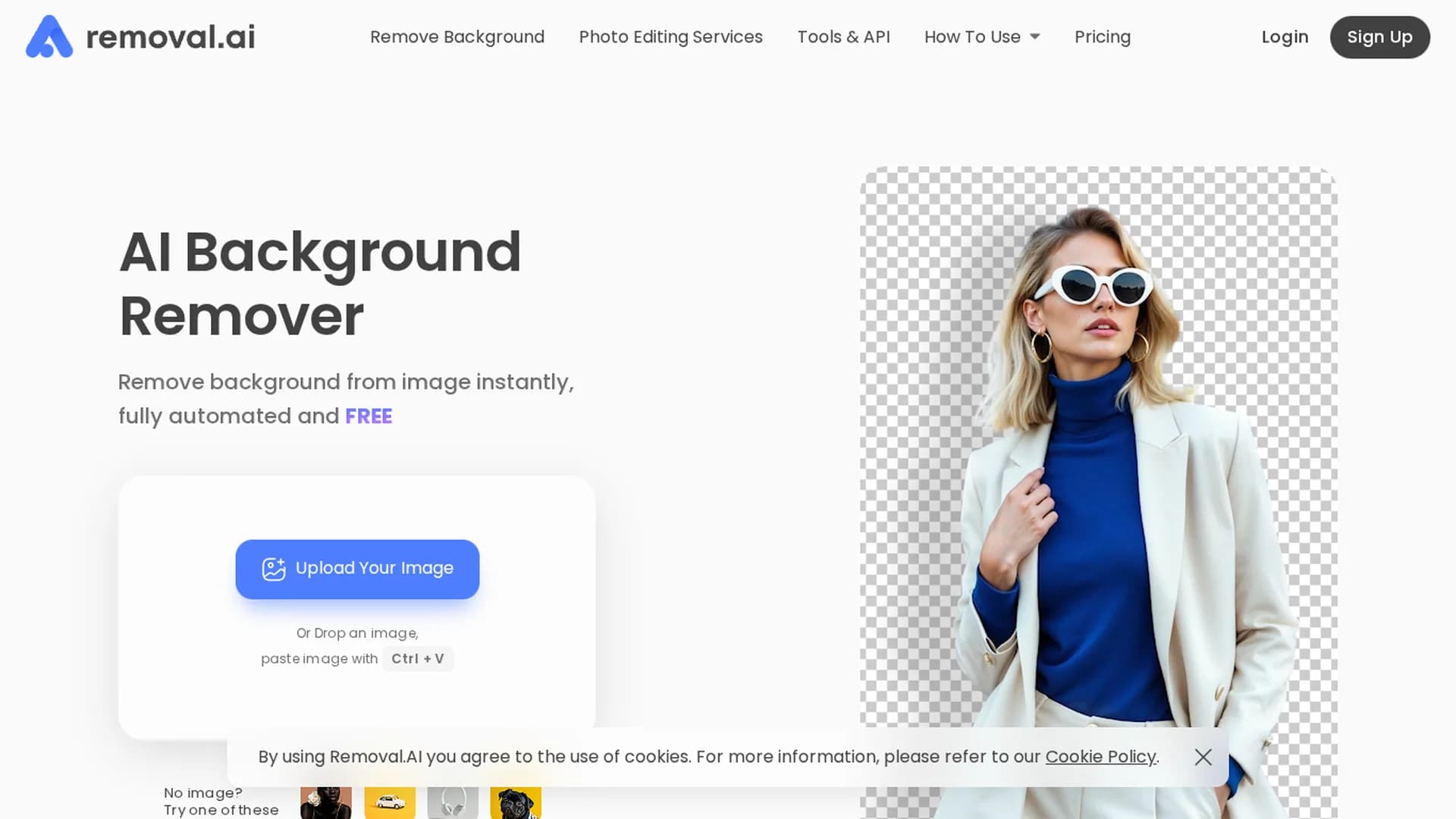 removal-ai homepage