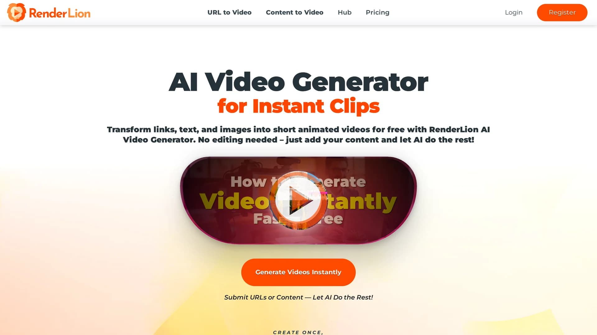 renderlion homepage