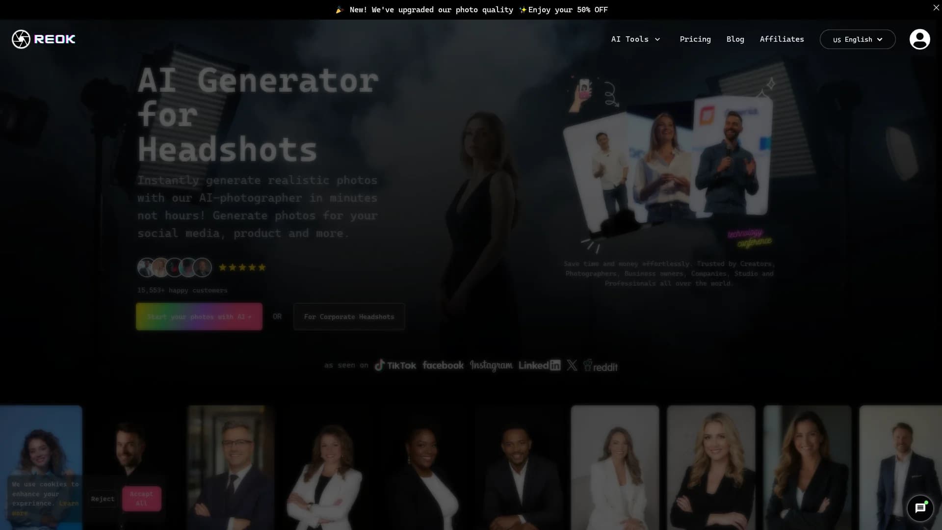 reok-pro homepage