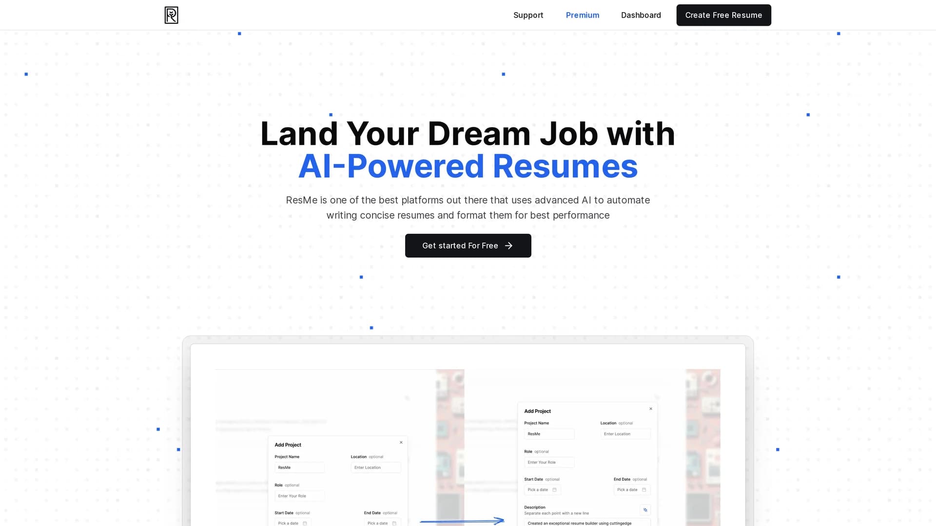 resme homepage