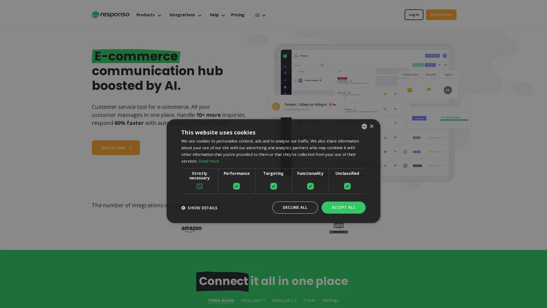 responso homepage