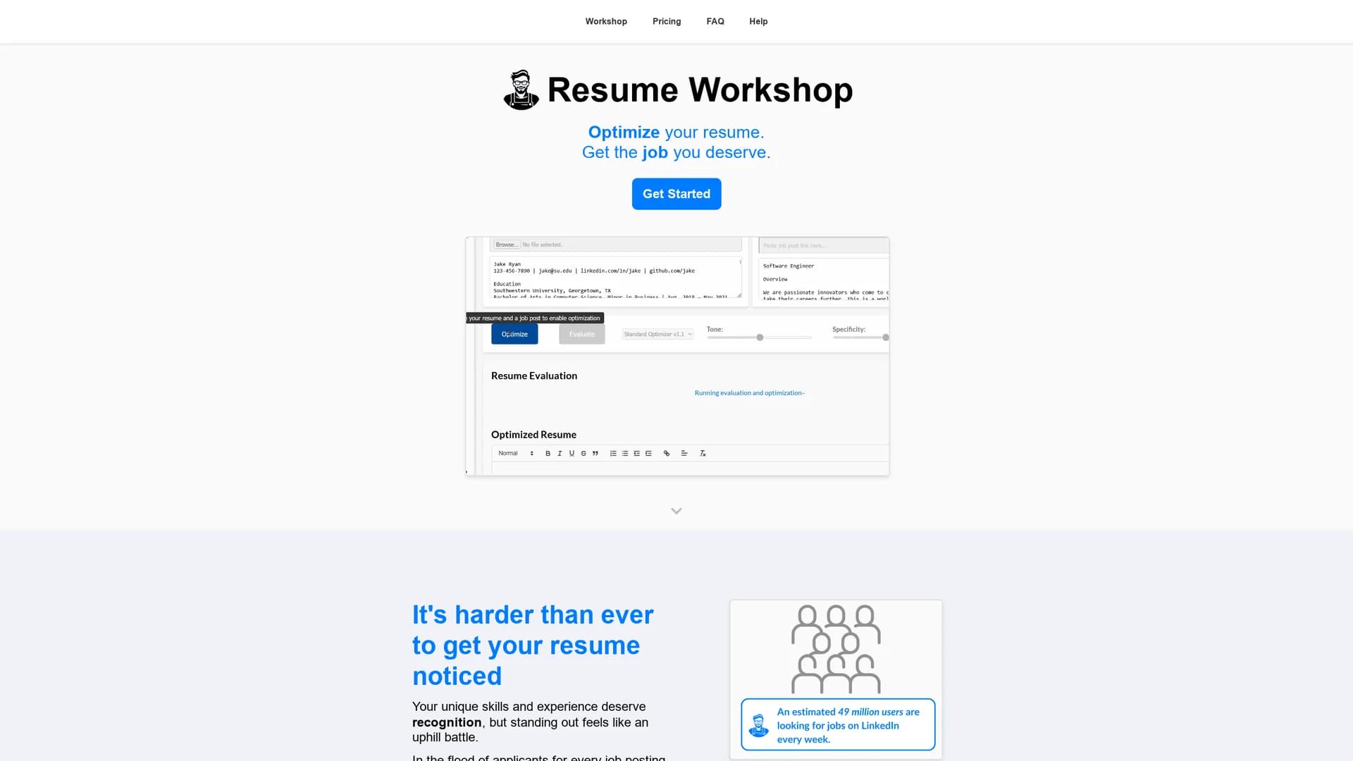 resume-workshop homepage