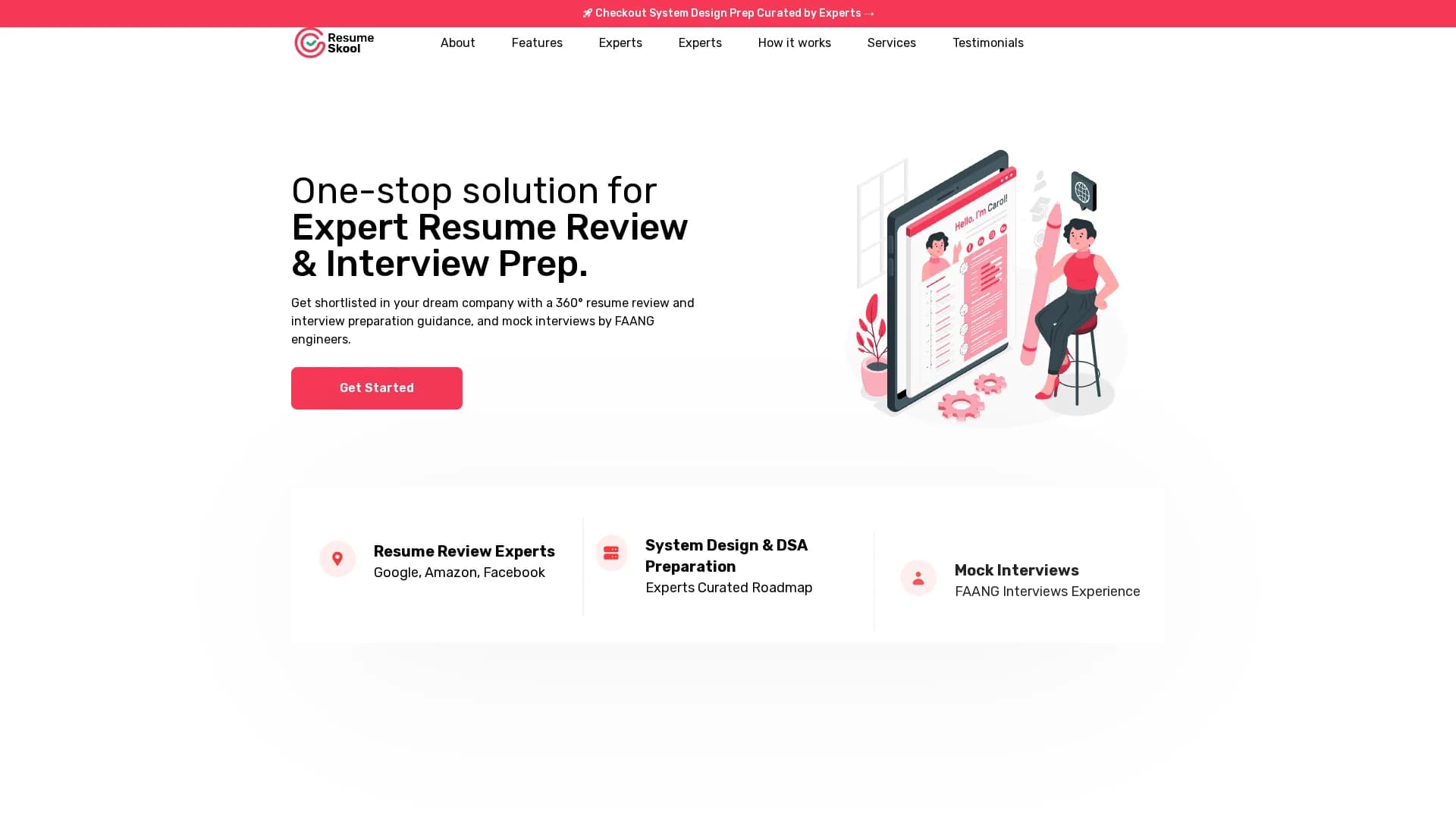 resumeskool homepage