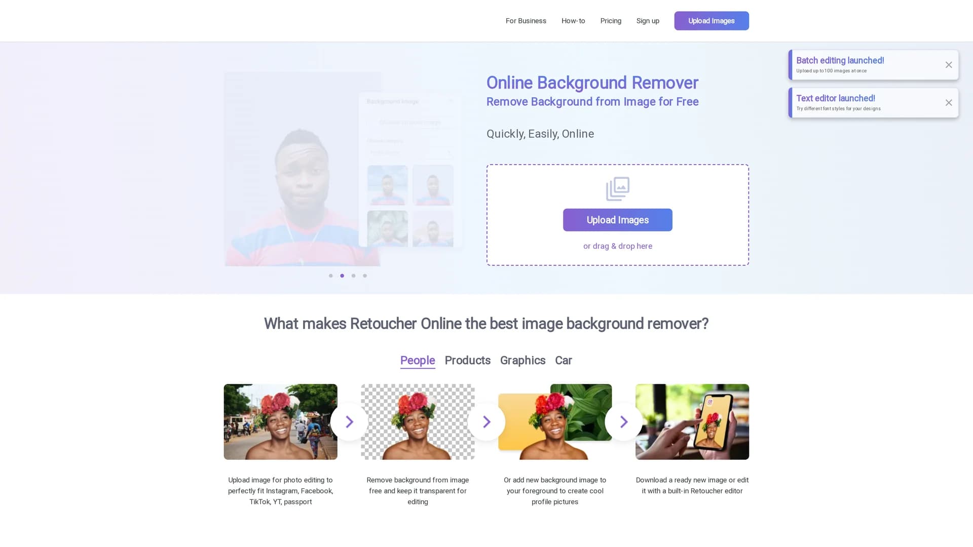 retoucher homepage