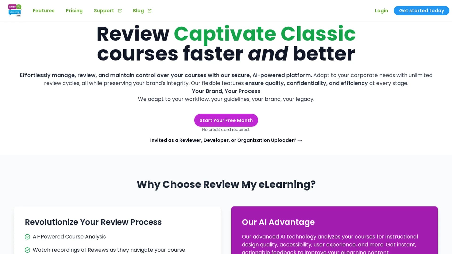 review-my-elearning homepage