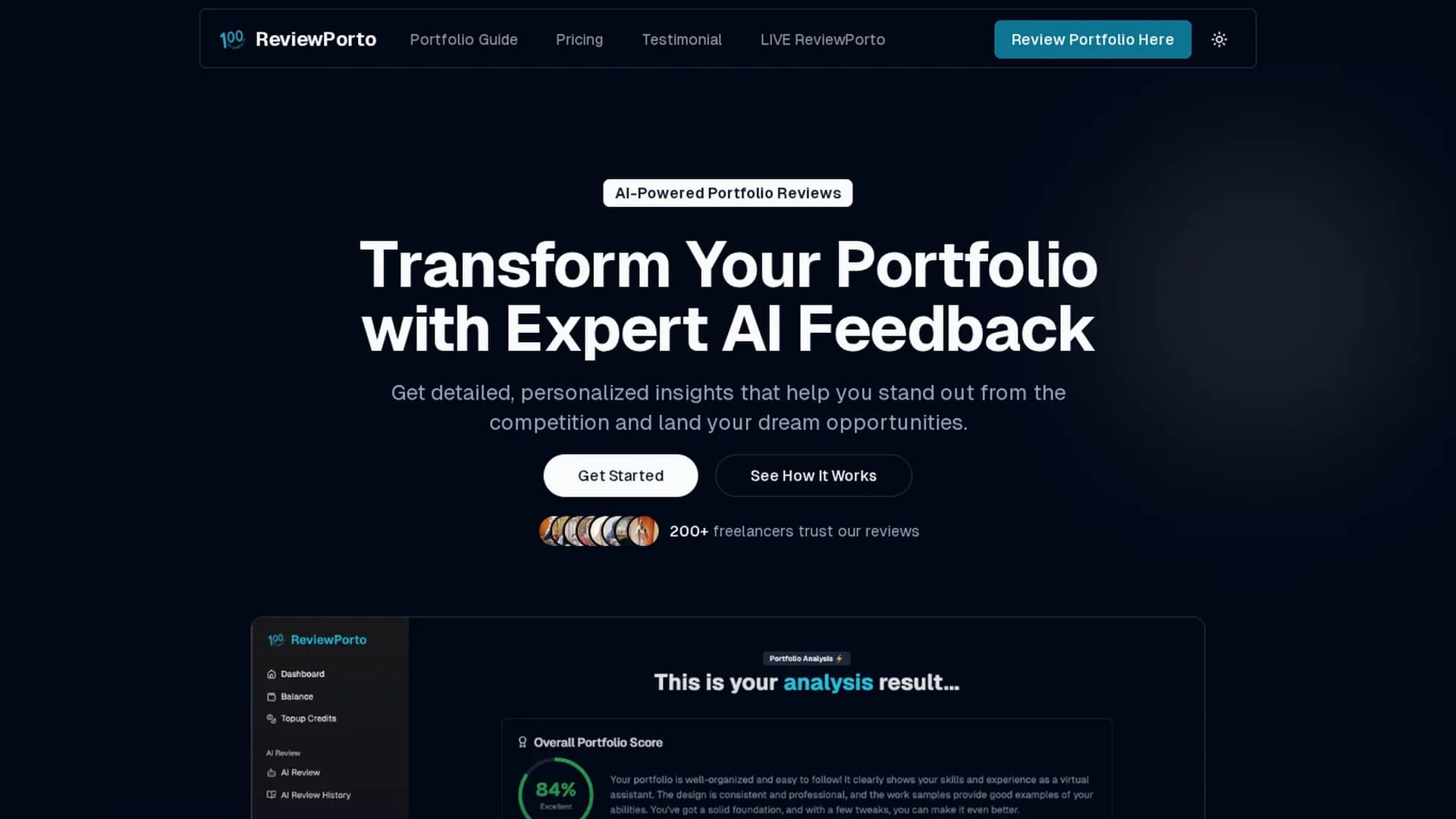 reviewporto homepage