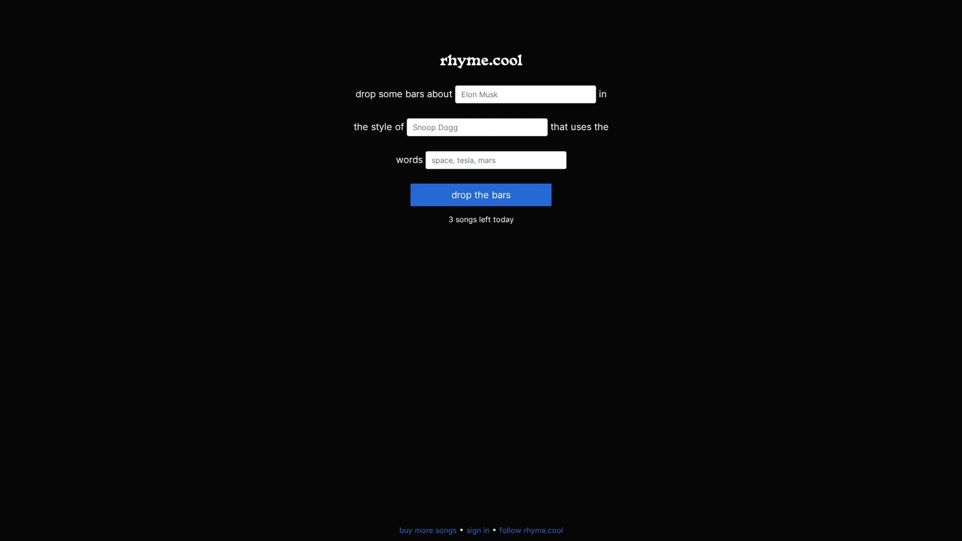 rhyme-cool homepage