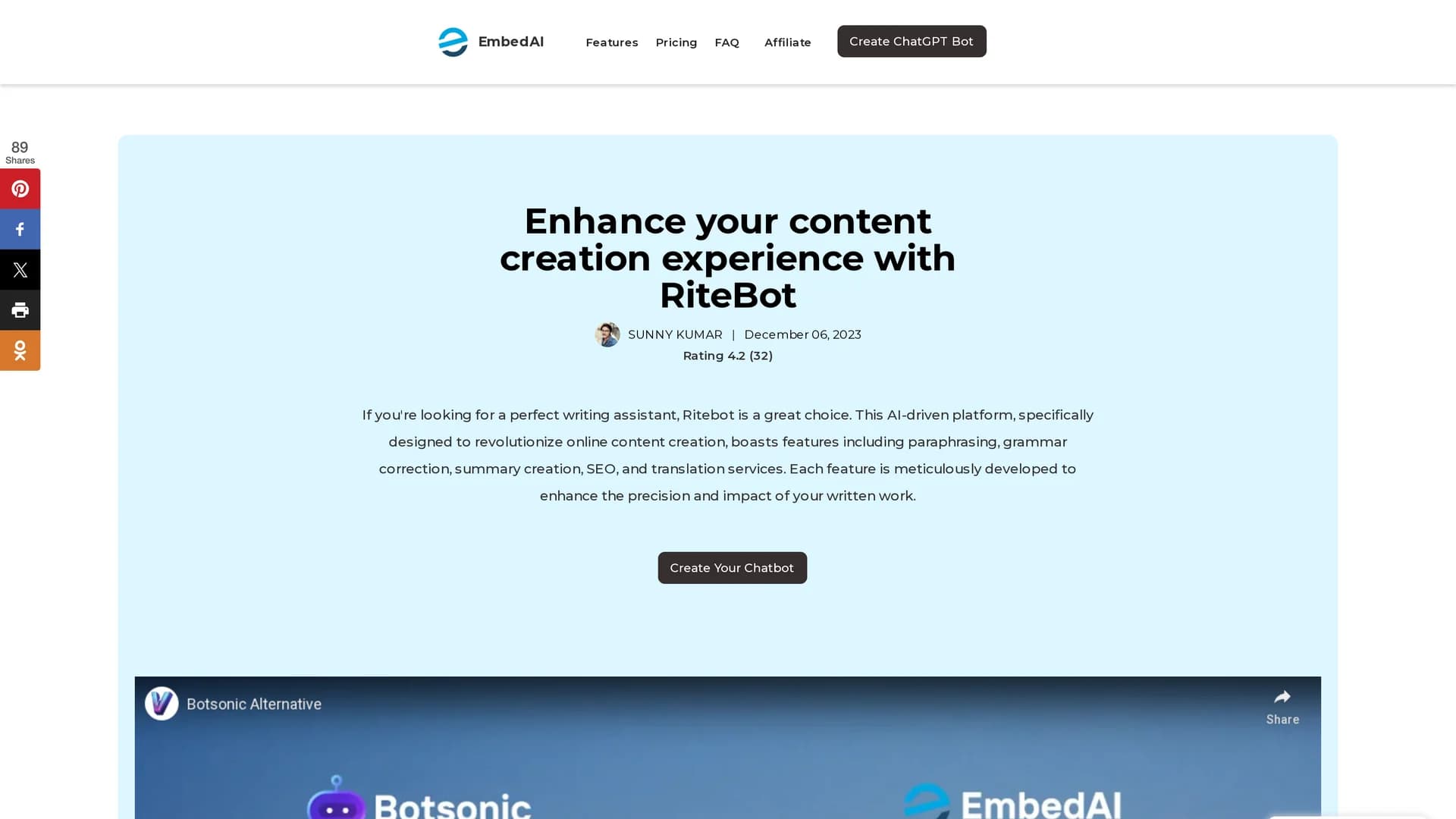 ritebot-seo-gpt homepage