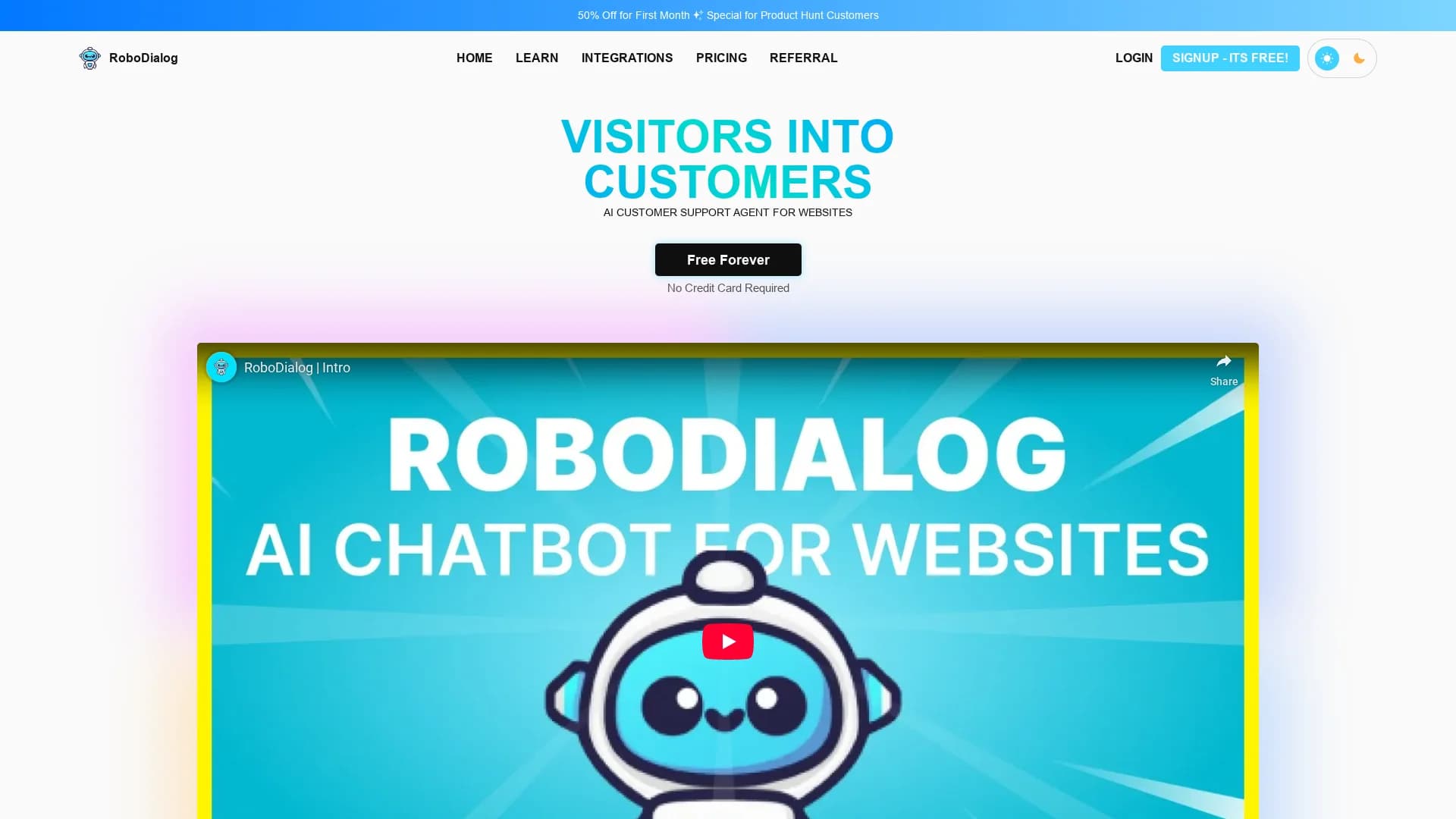 robodialog homepage