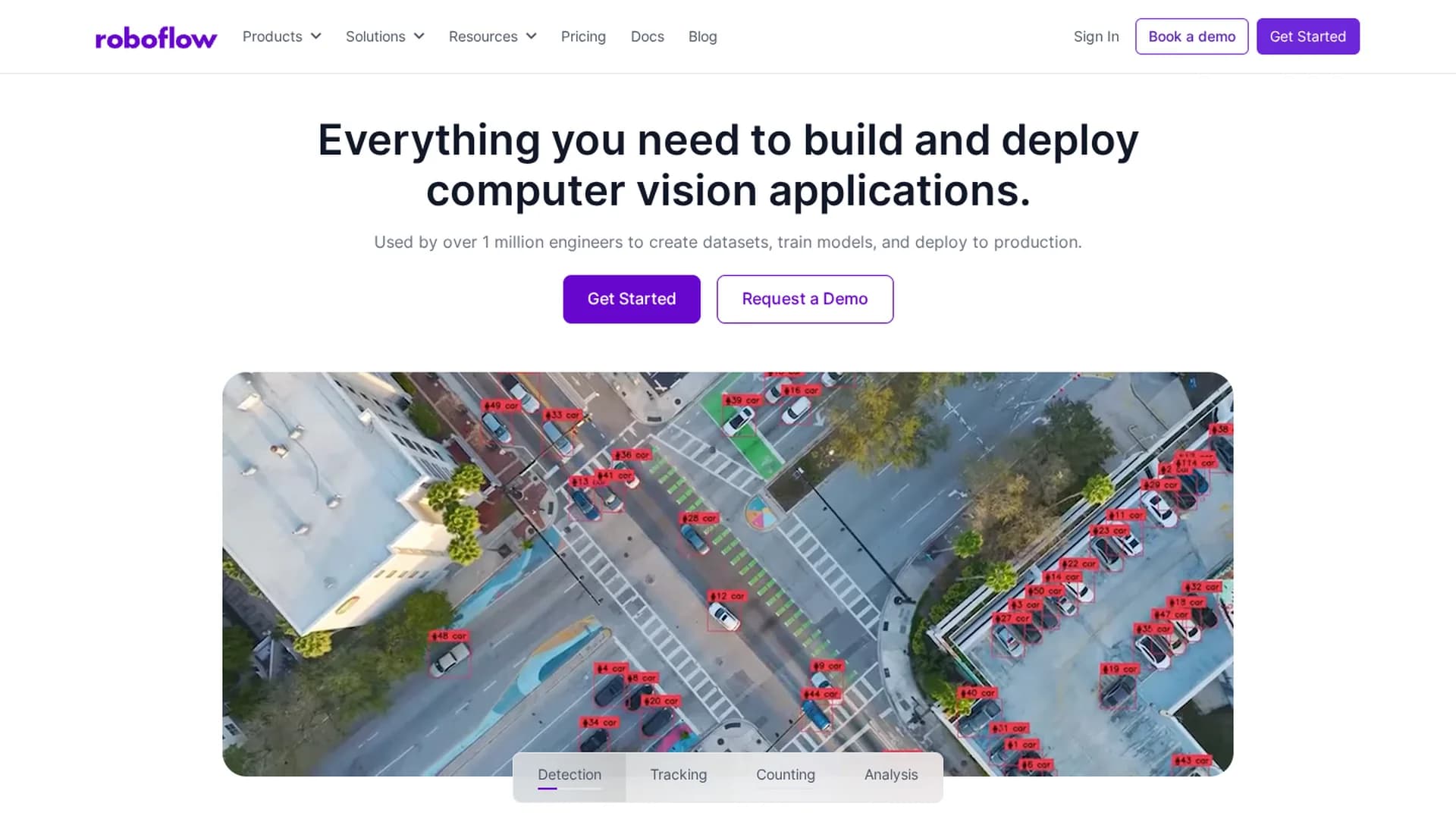 roboflow homepage