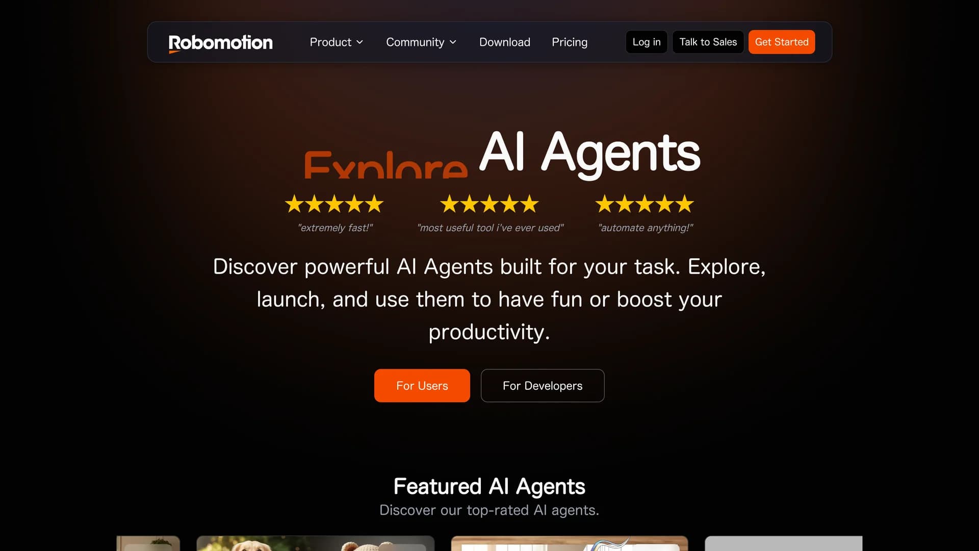robomotion-rpa homepage