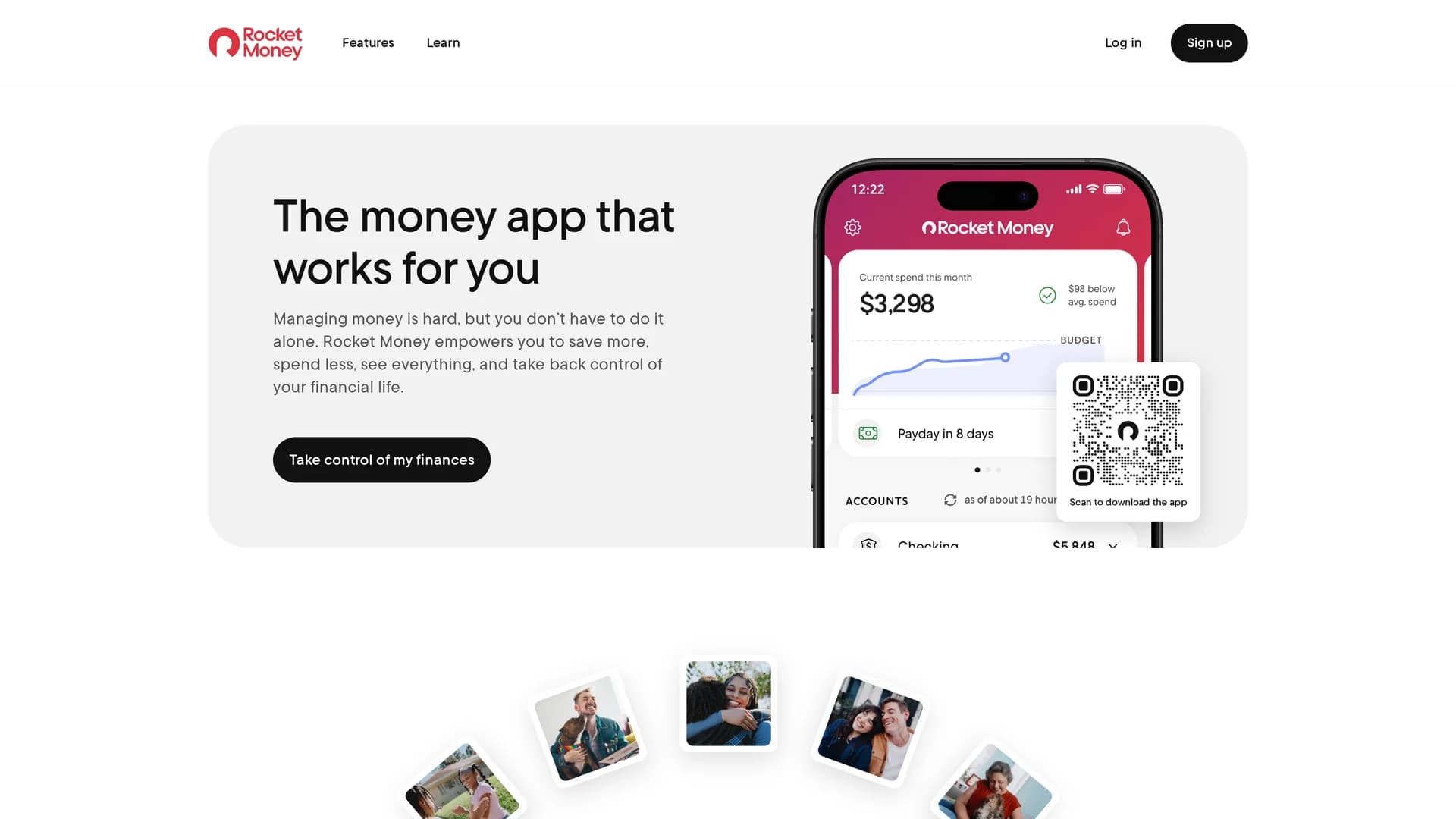 rocketmoney homepage