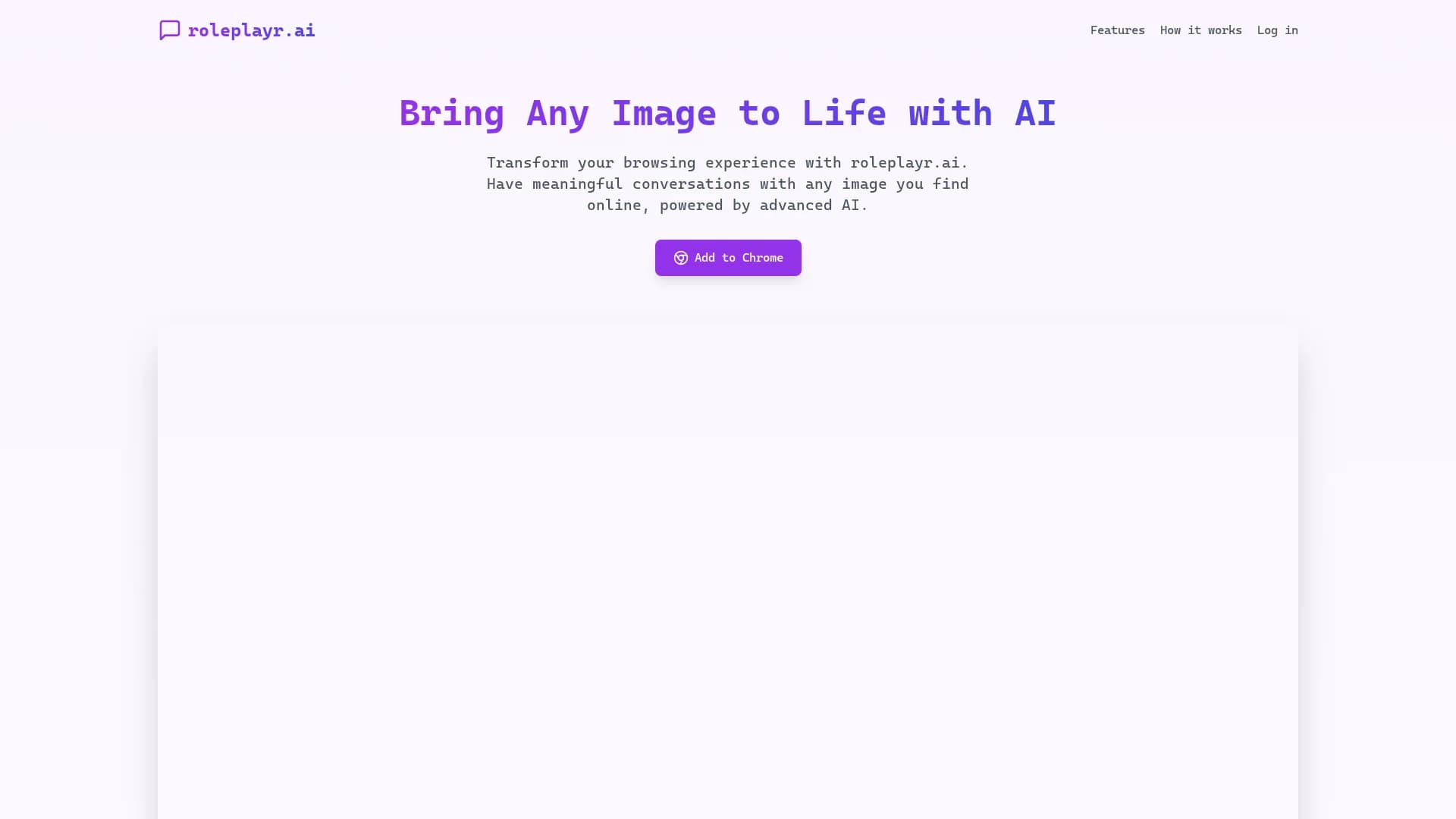 roleplayr homepage