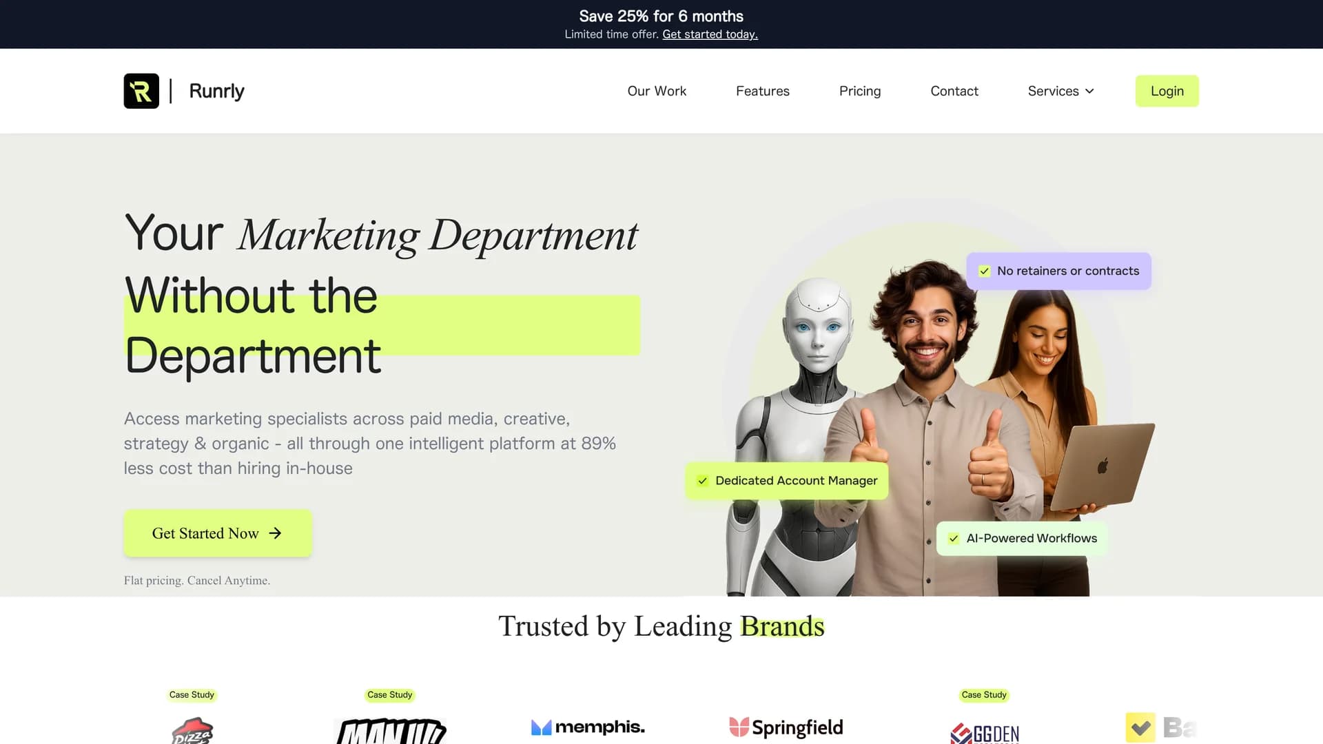 runrly homepage