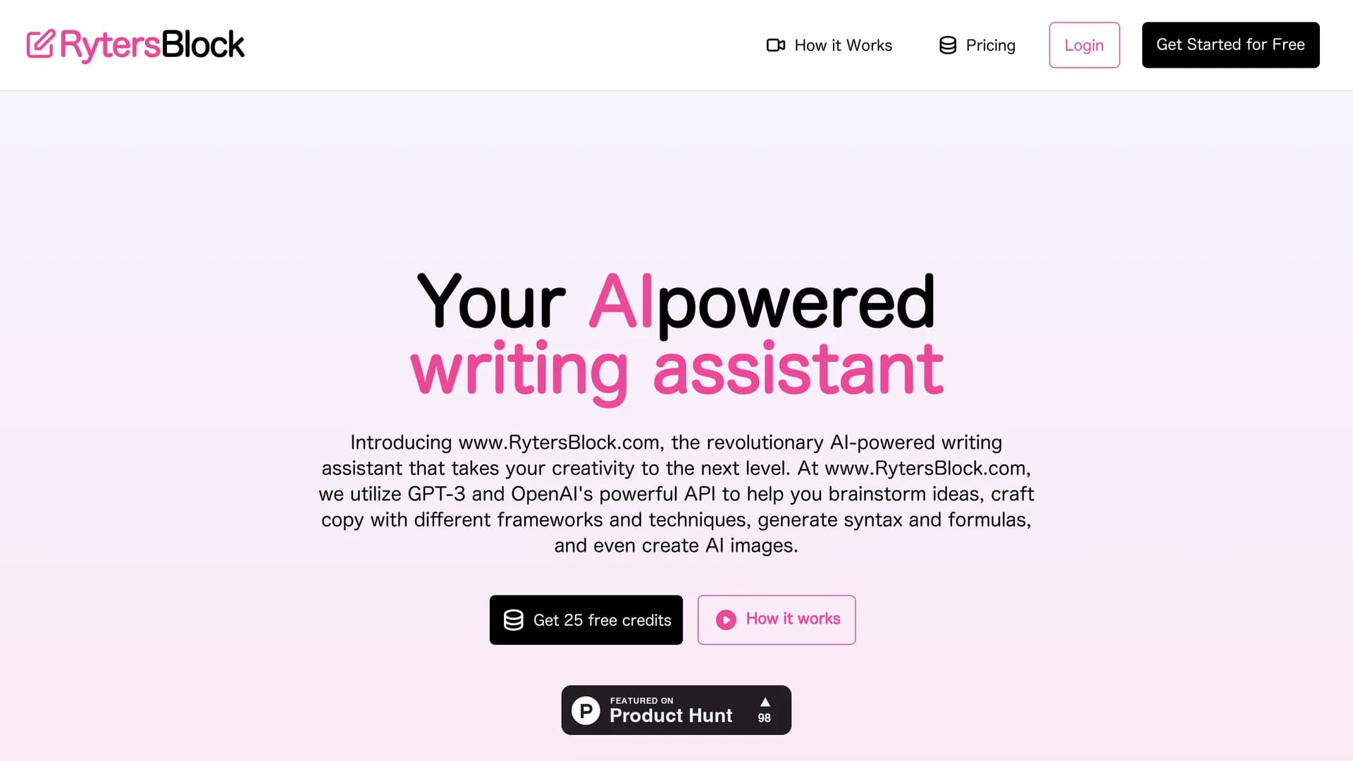 rytersblock homepage