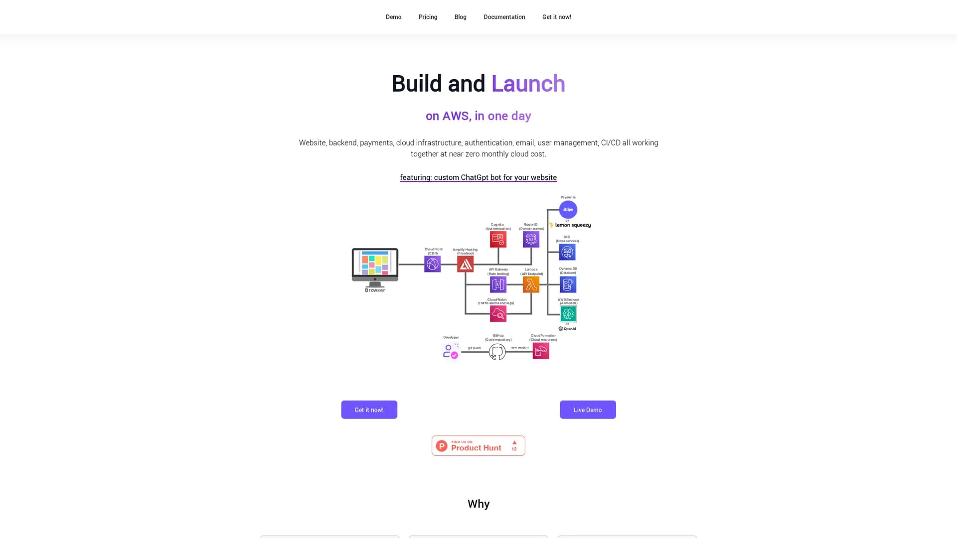 saasconstruct homepage