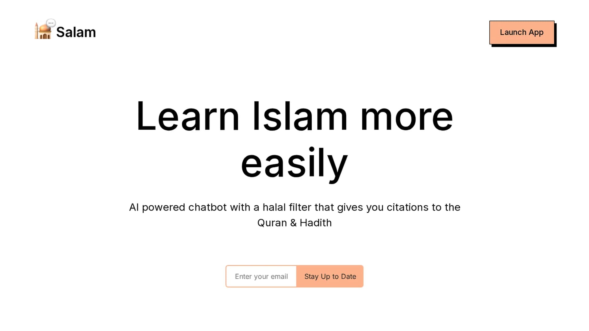 salam-chat homepage