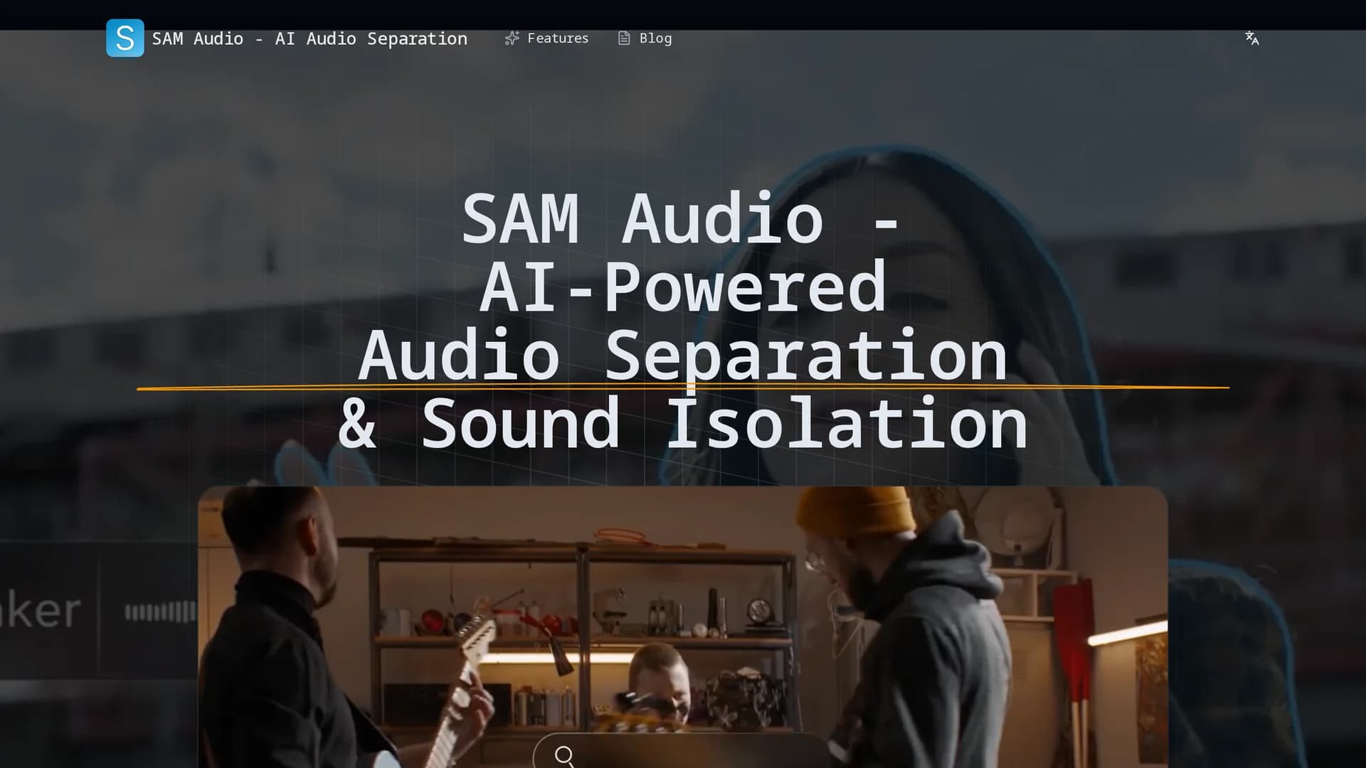sam-audio homepage