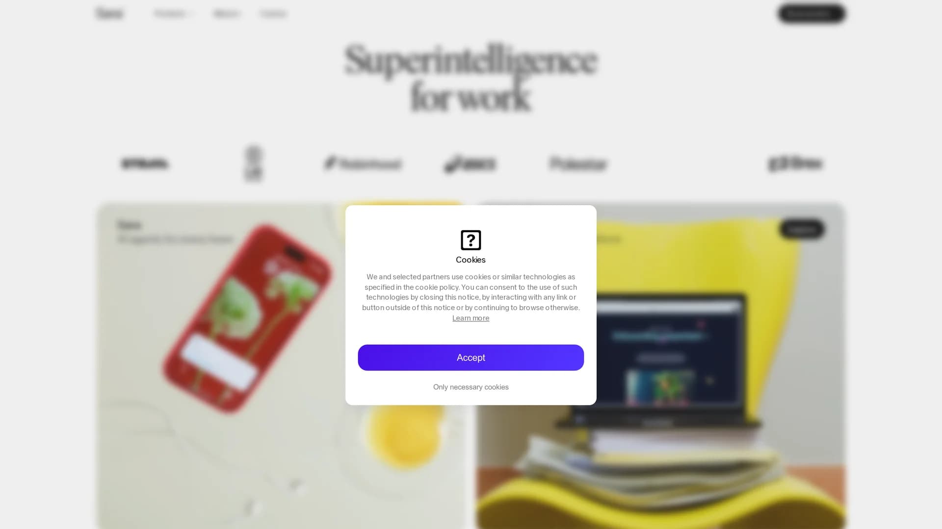 sana-labs homepage