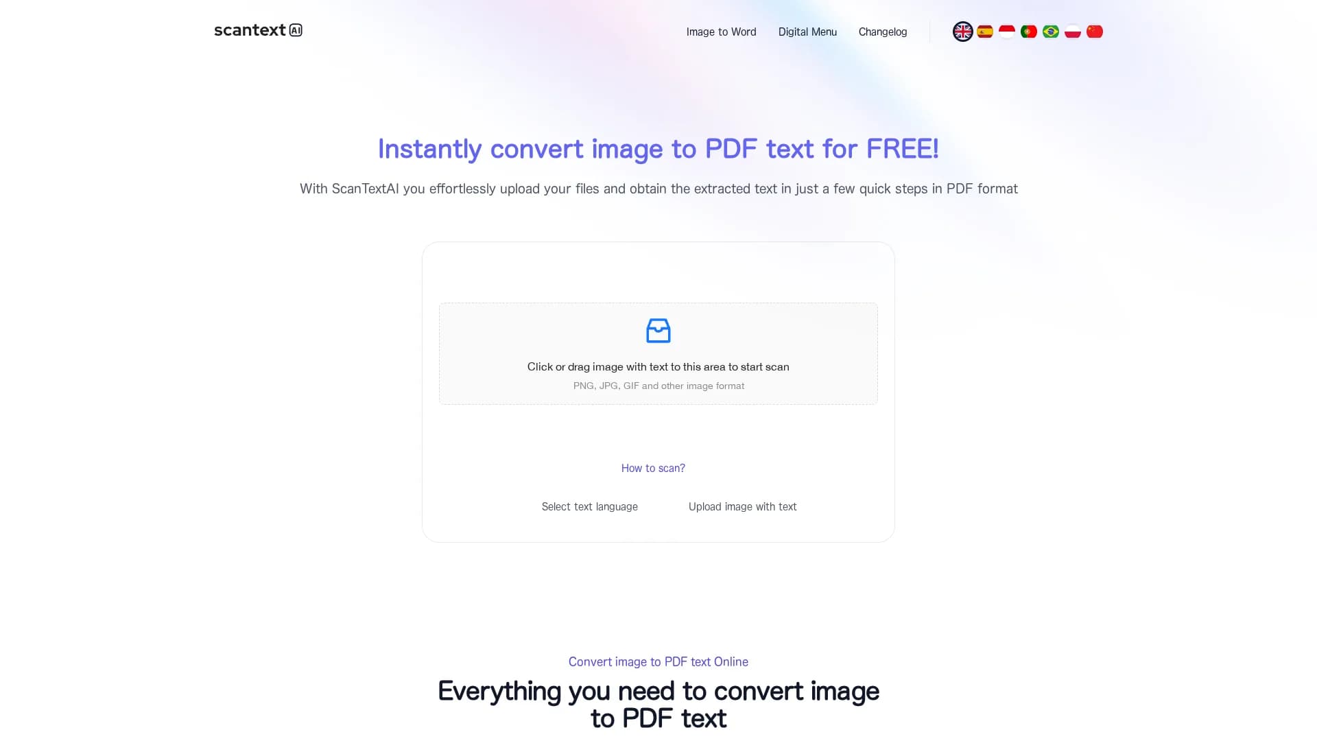 scantextai homepage
