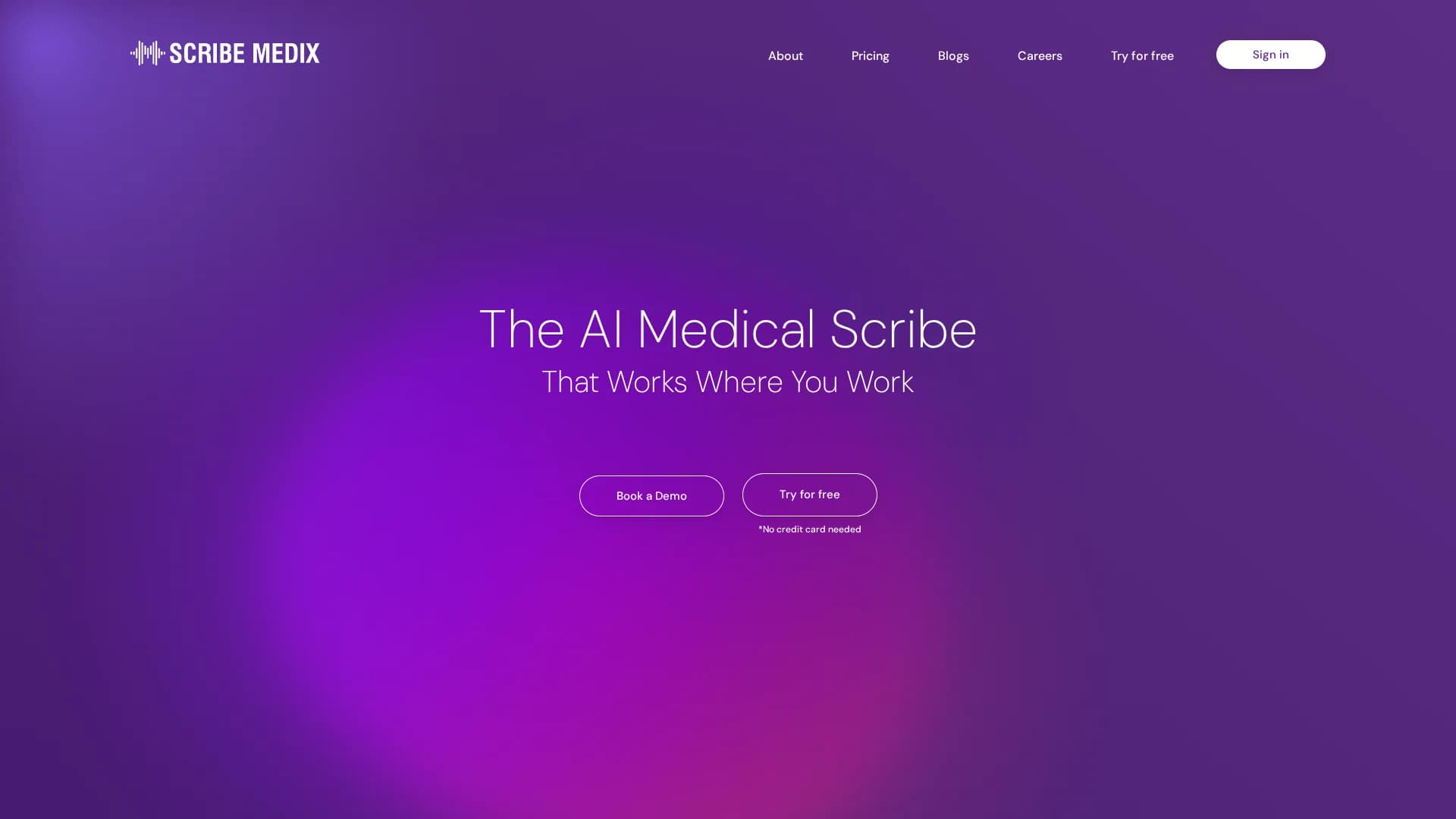 scribe-medix homepage