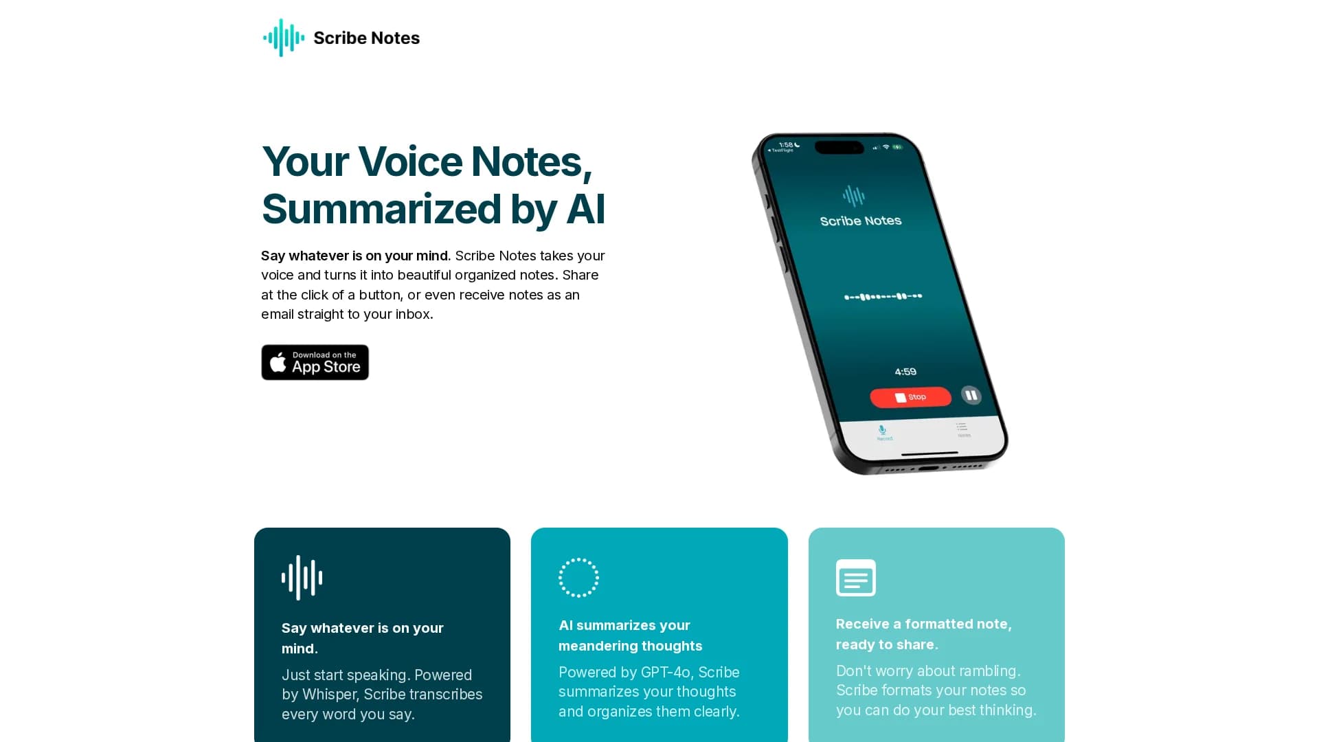 scribe-notes homepage