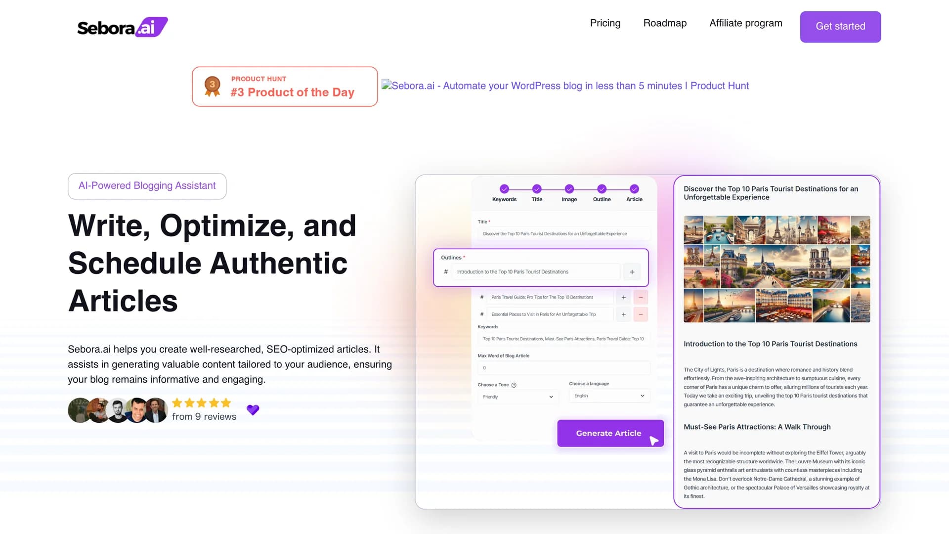 sebora-ai homepage
