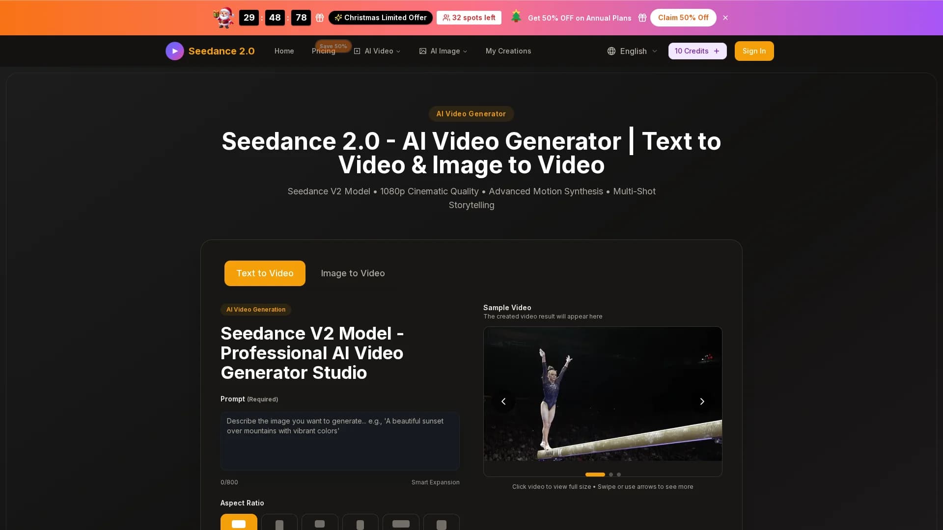 seedance-2-0-ai-app homepage