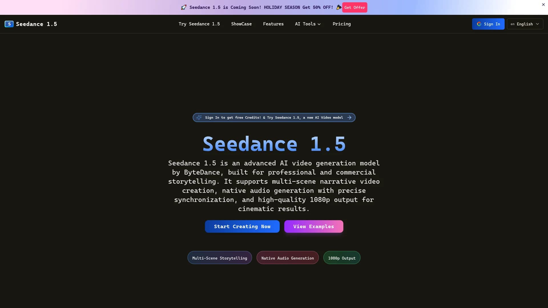 seedance1-5-io homepage