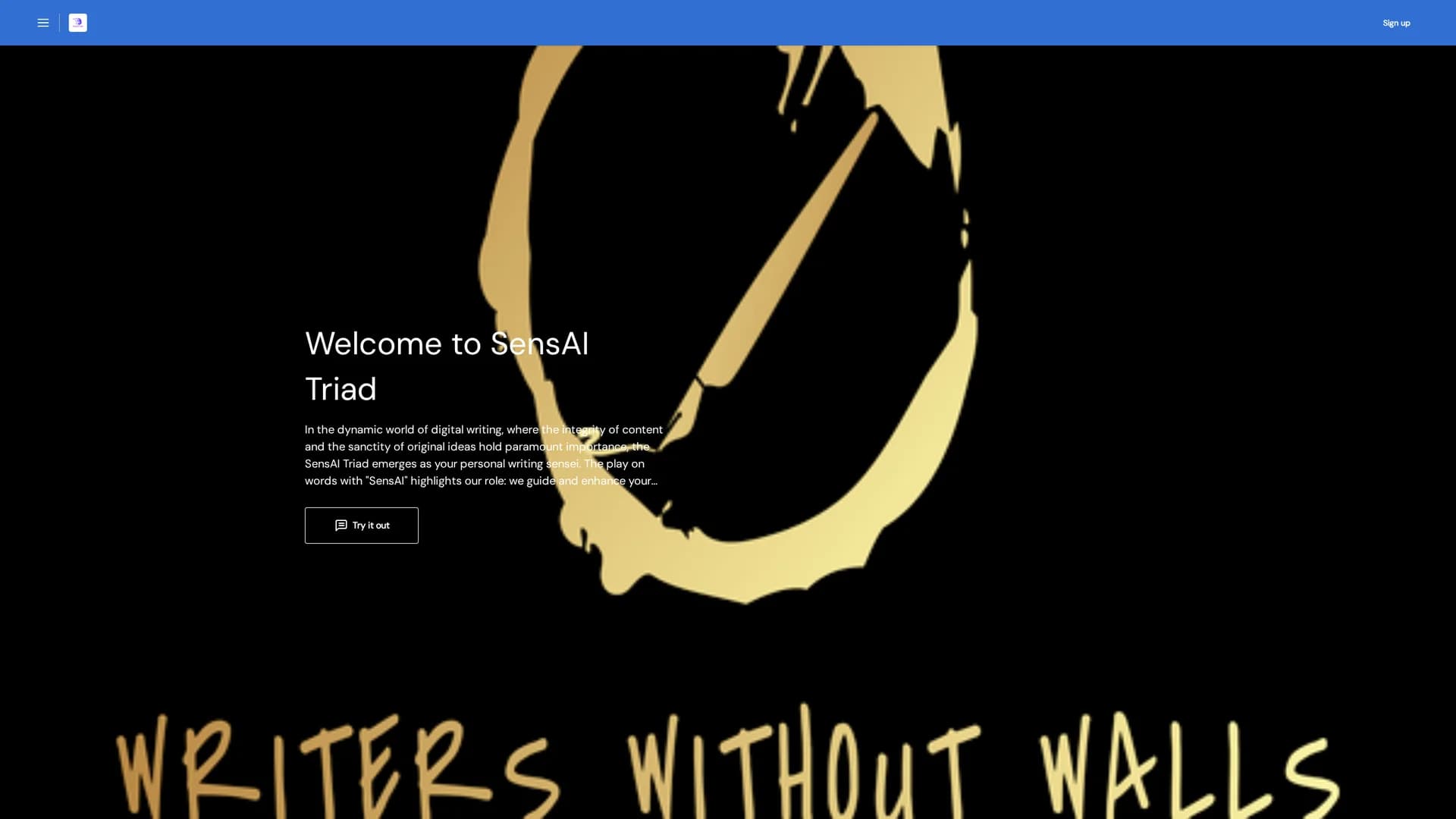 sensai-triad homepage