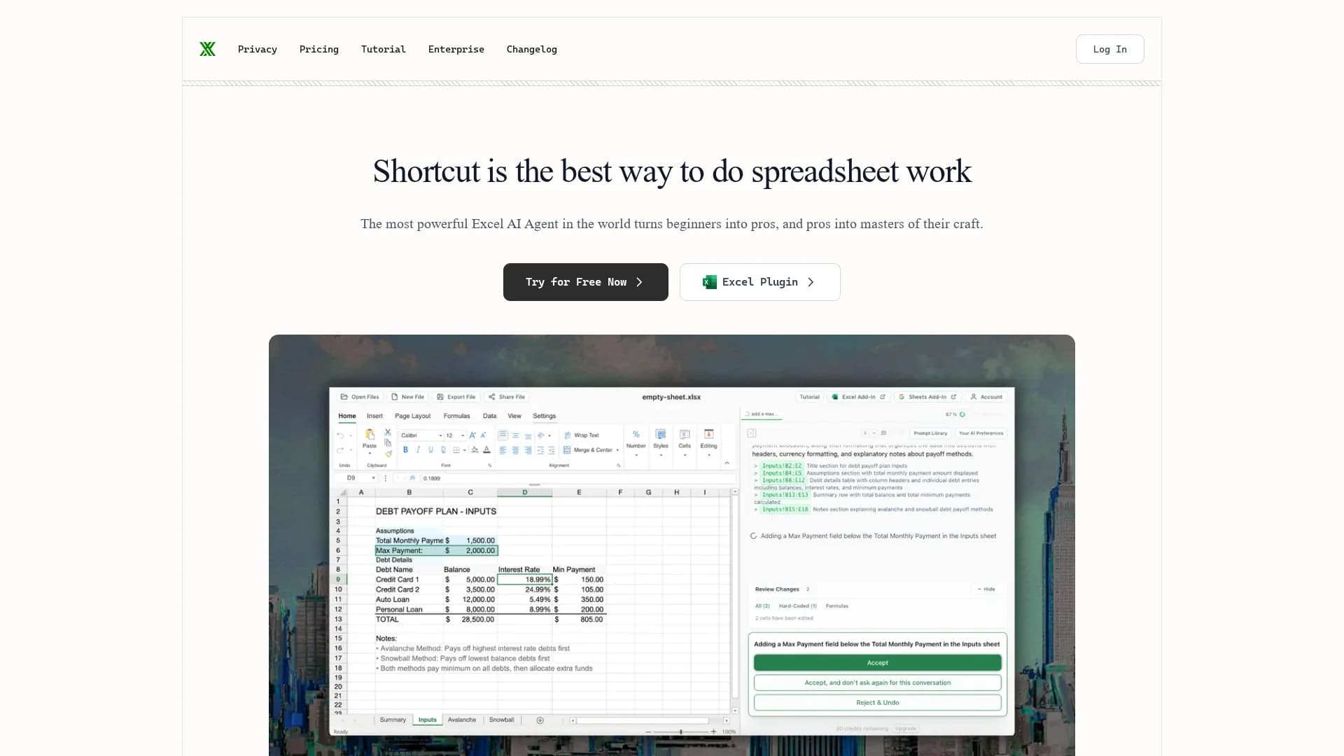 shortcut-ai homepage