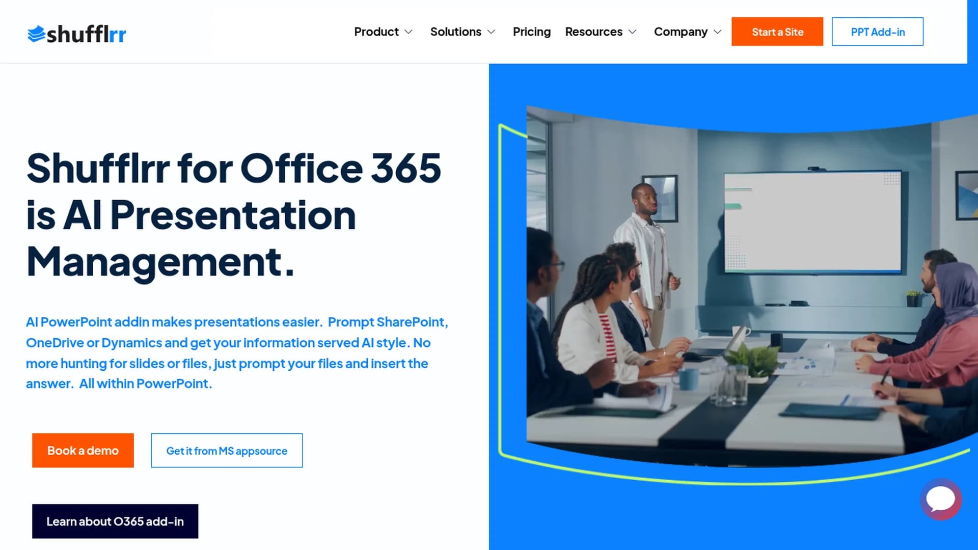 shufflrr-com homepage