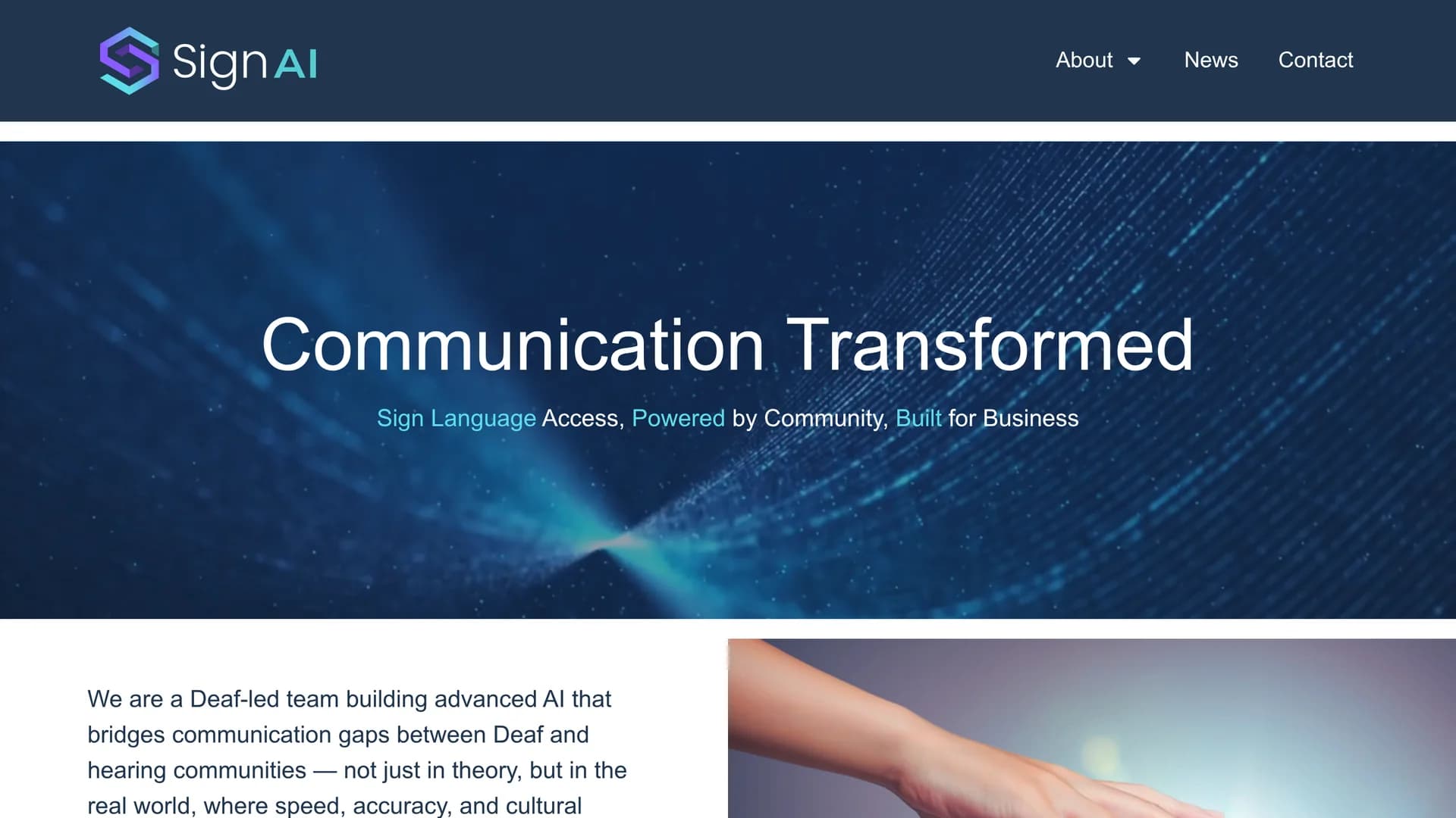 sign-ai homepage