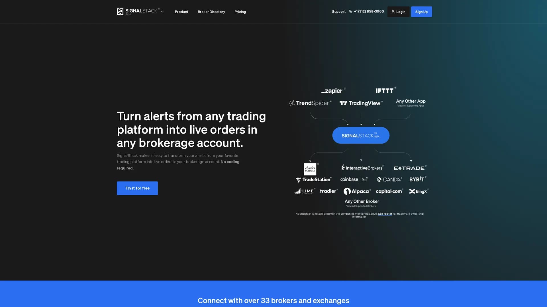 signalstack homepage