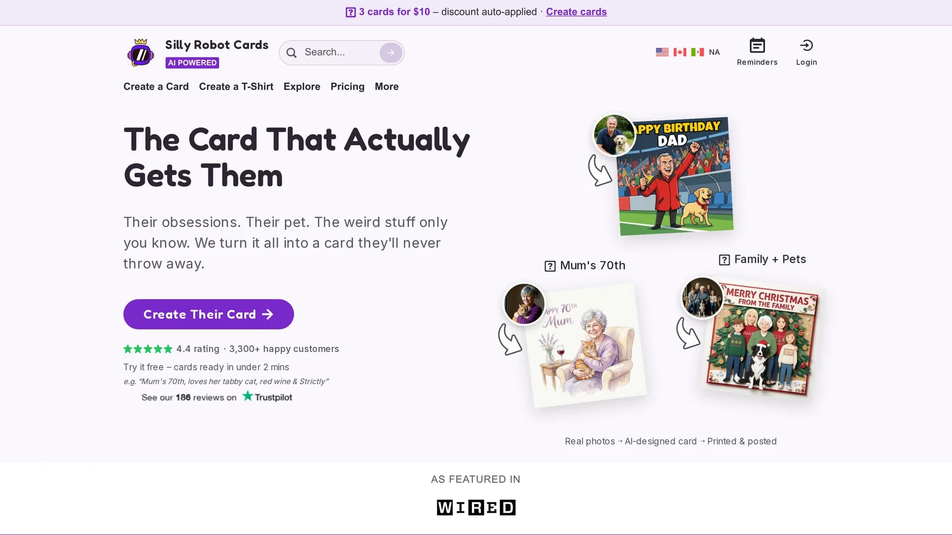 silly-robot-cards homepage
