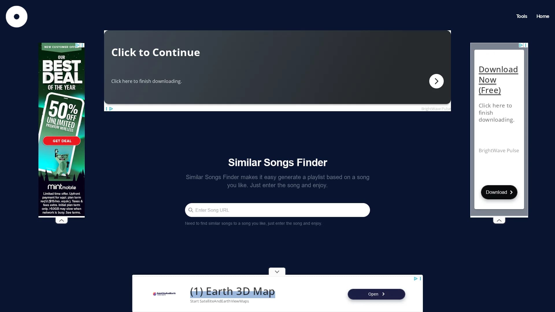 similar-songs-finder homepage