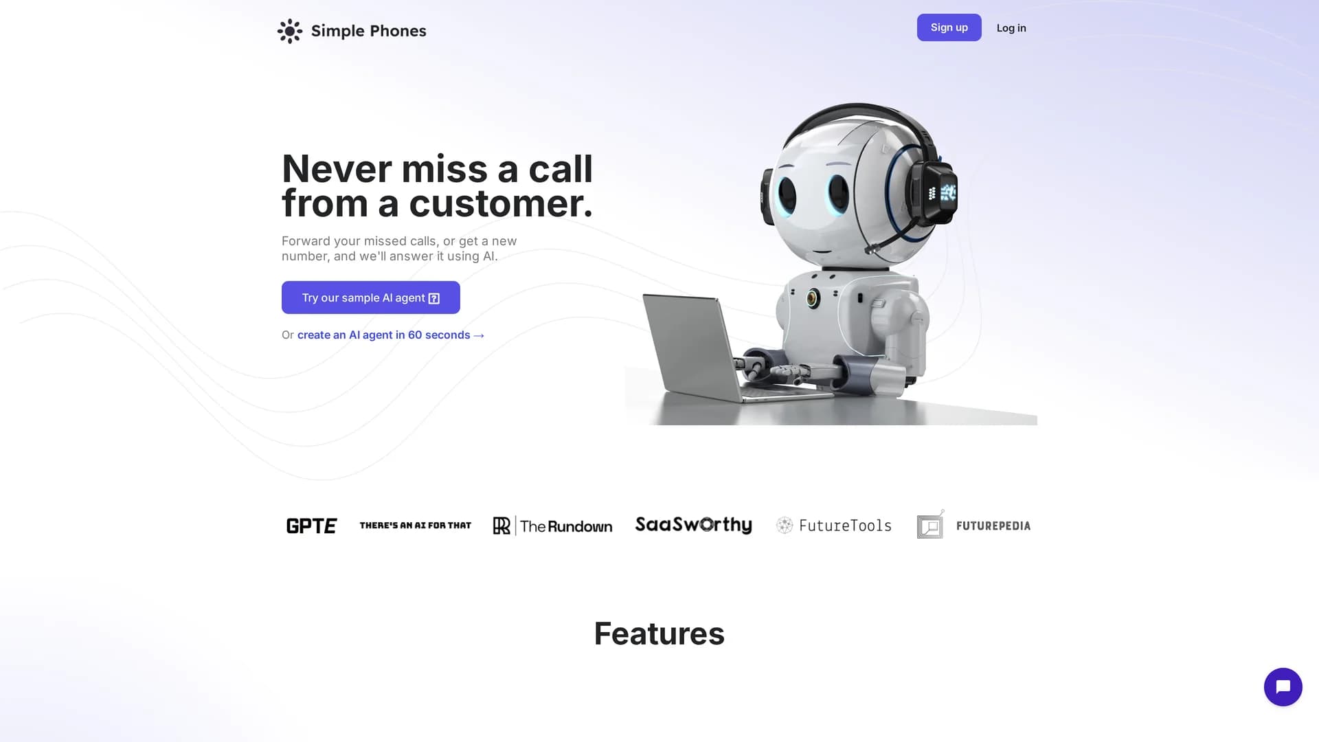 simple-phones homepage