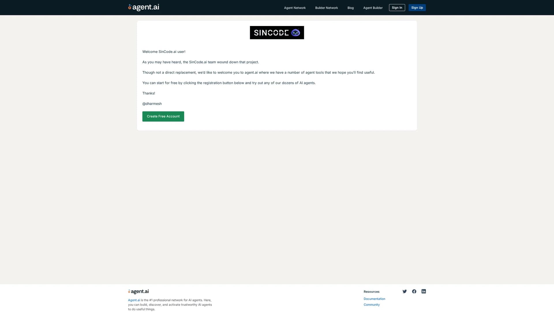 sincode-ai homepage