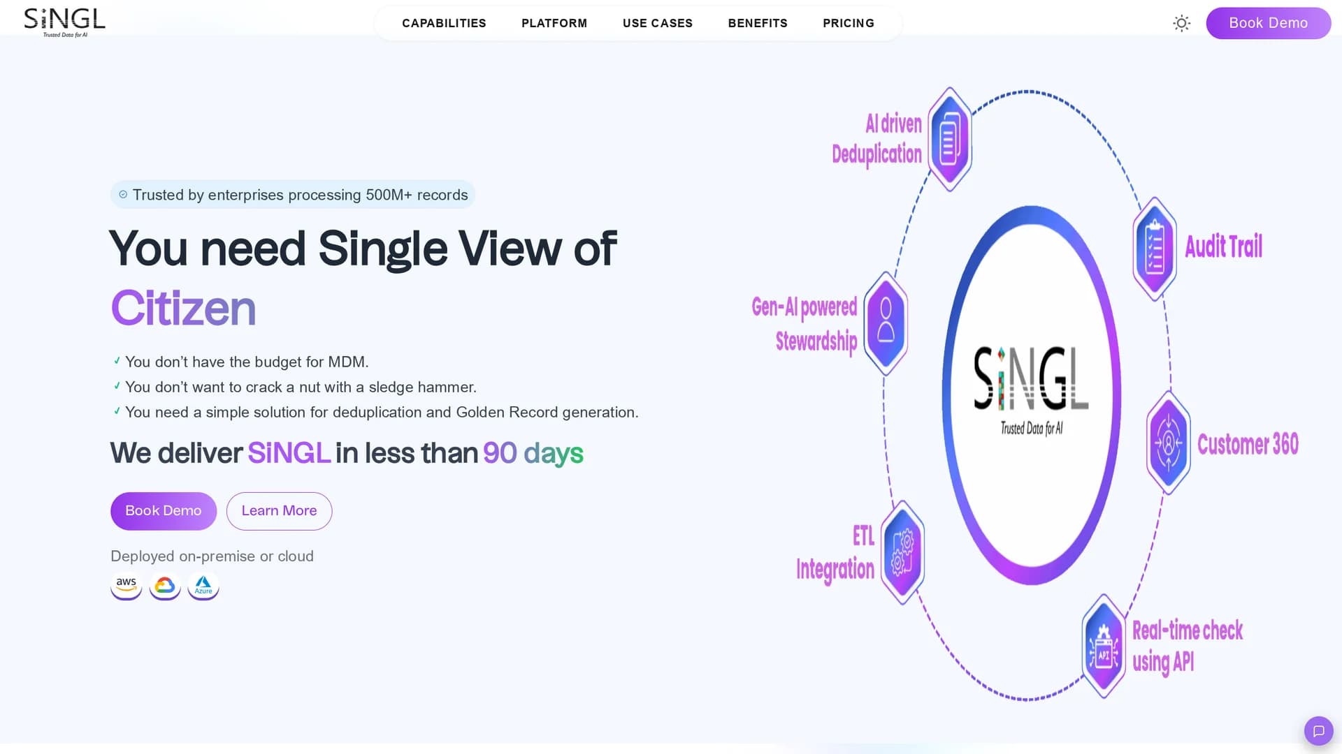 singl homepage